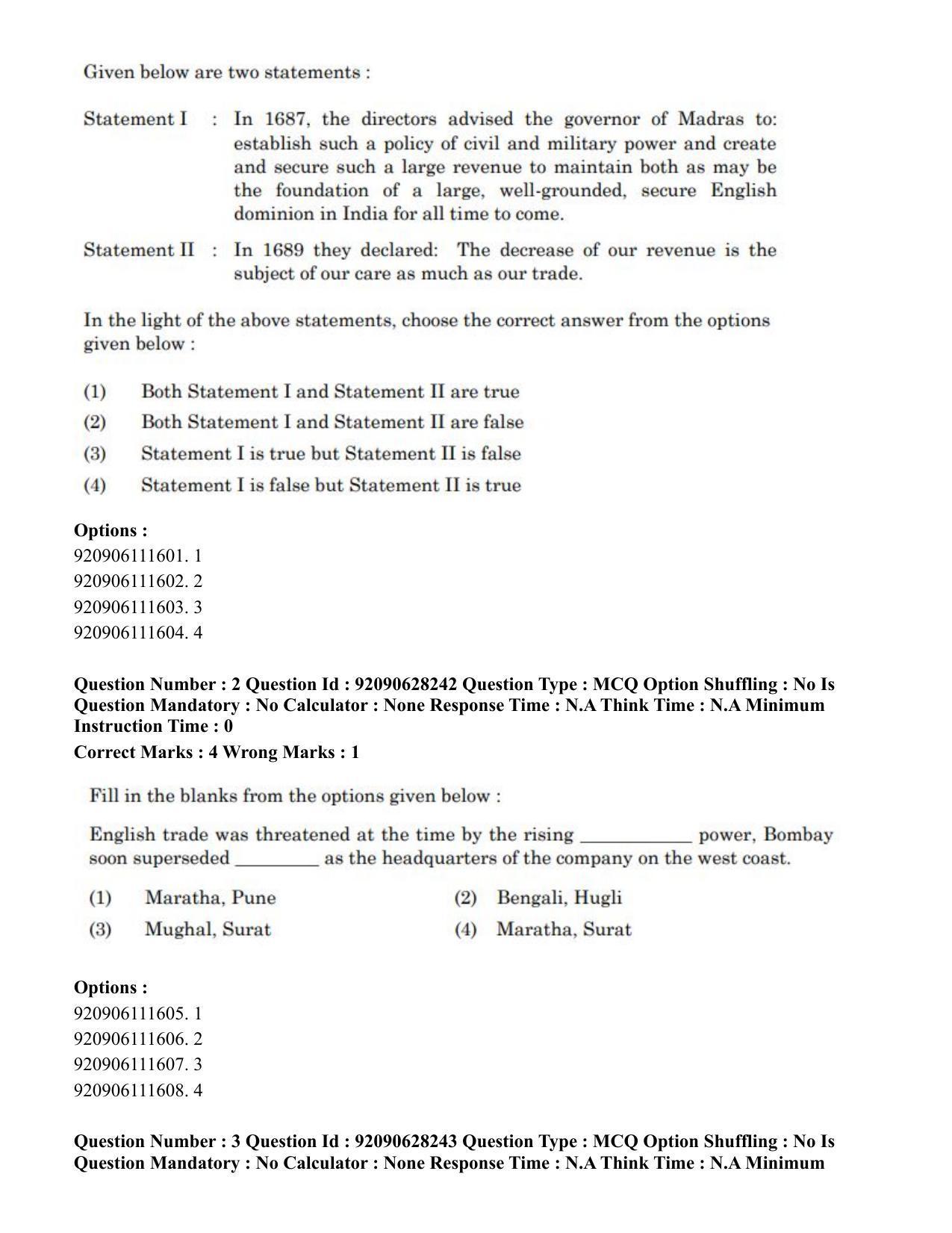 CUET PG 2023: SCQP16 – Horticulture (Eng) - Shift 1 (27-06-2023) Question Paper - Page 3