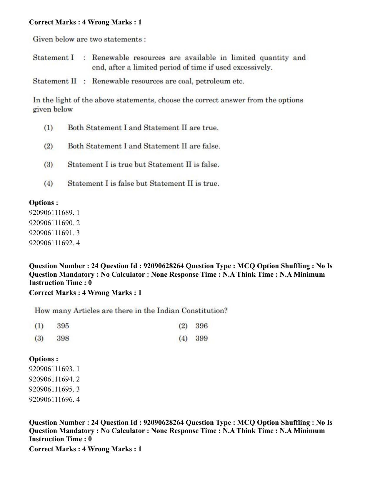 CUET PG 2023: SCQP16 – Horticulture (Eng) - Shift 1 (27-06-2023) Question Paper - Page 25