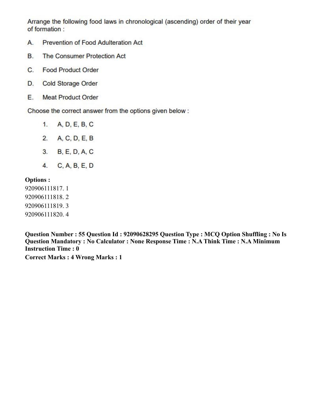 CUET PG 2023: SCQP16 – Horticulture (Eng) - Shift 1 (27-06-2023) Question Paper - Page 59
