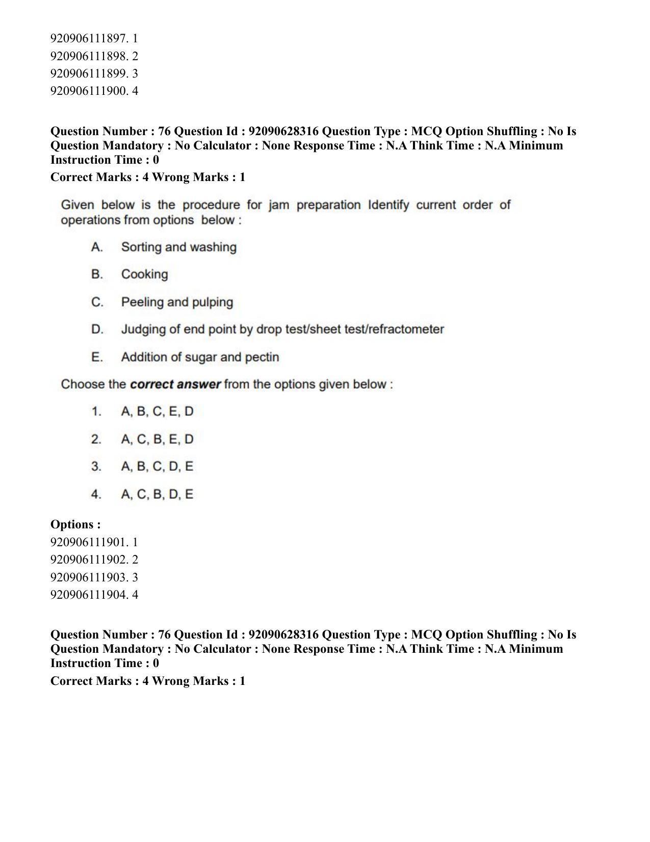 CUET PG 2023: SCQP16 – Horticulture (Eng) - Shift 1 (27-06-2023) Question Paper - Page 87