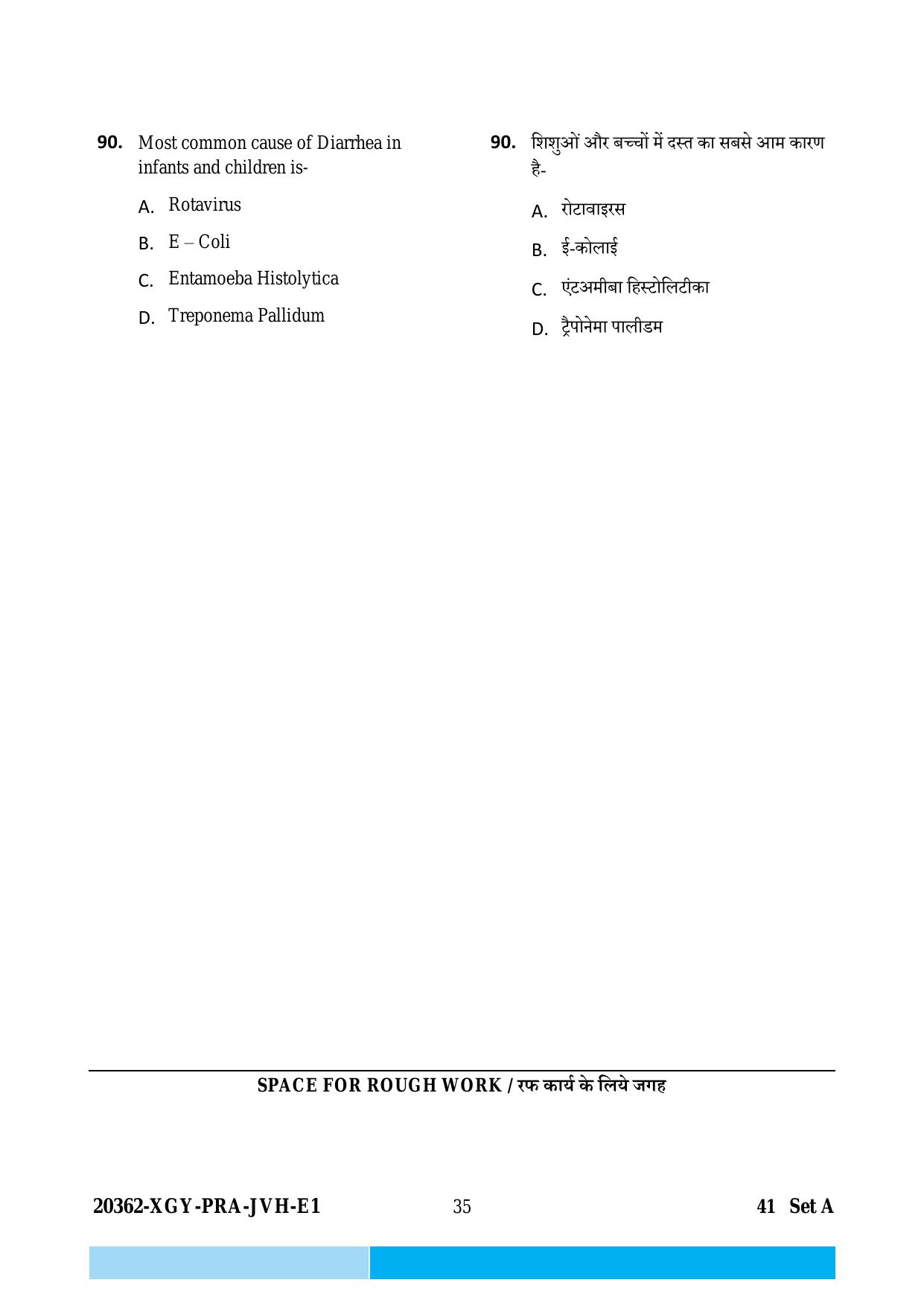 CG Post Basic B.Sc Nursing 2023 Question Paper - Page 35