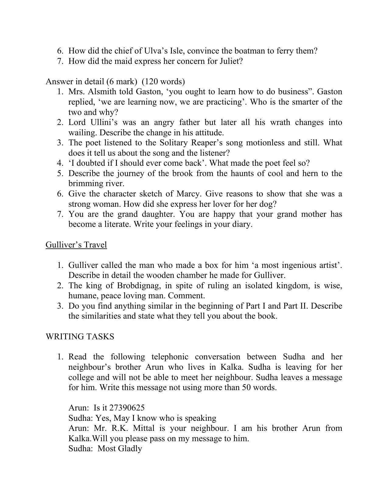 CBSE Worksheets for Class 9 English Extracts Assignment - Page 4