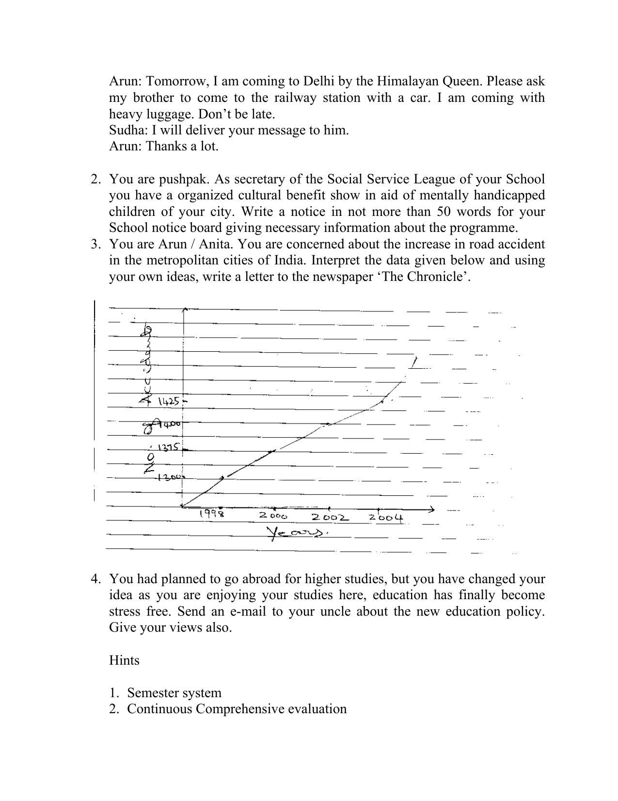 CBSE Worksheets for Class 9 English Extracts Assignment - Page 5