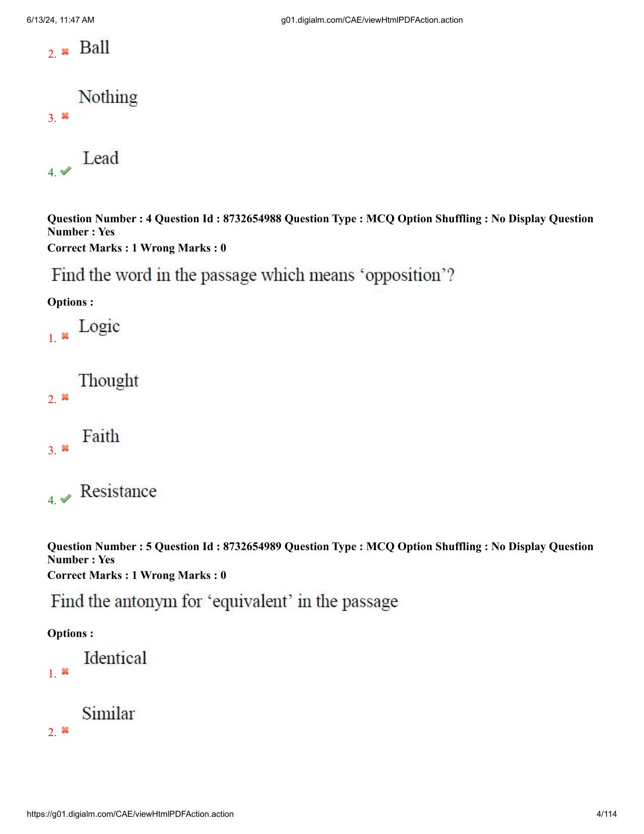 AP EDCET 2024 Physical Science Question Paper with Answer Key (URDU) - Page 4