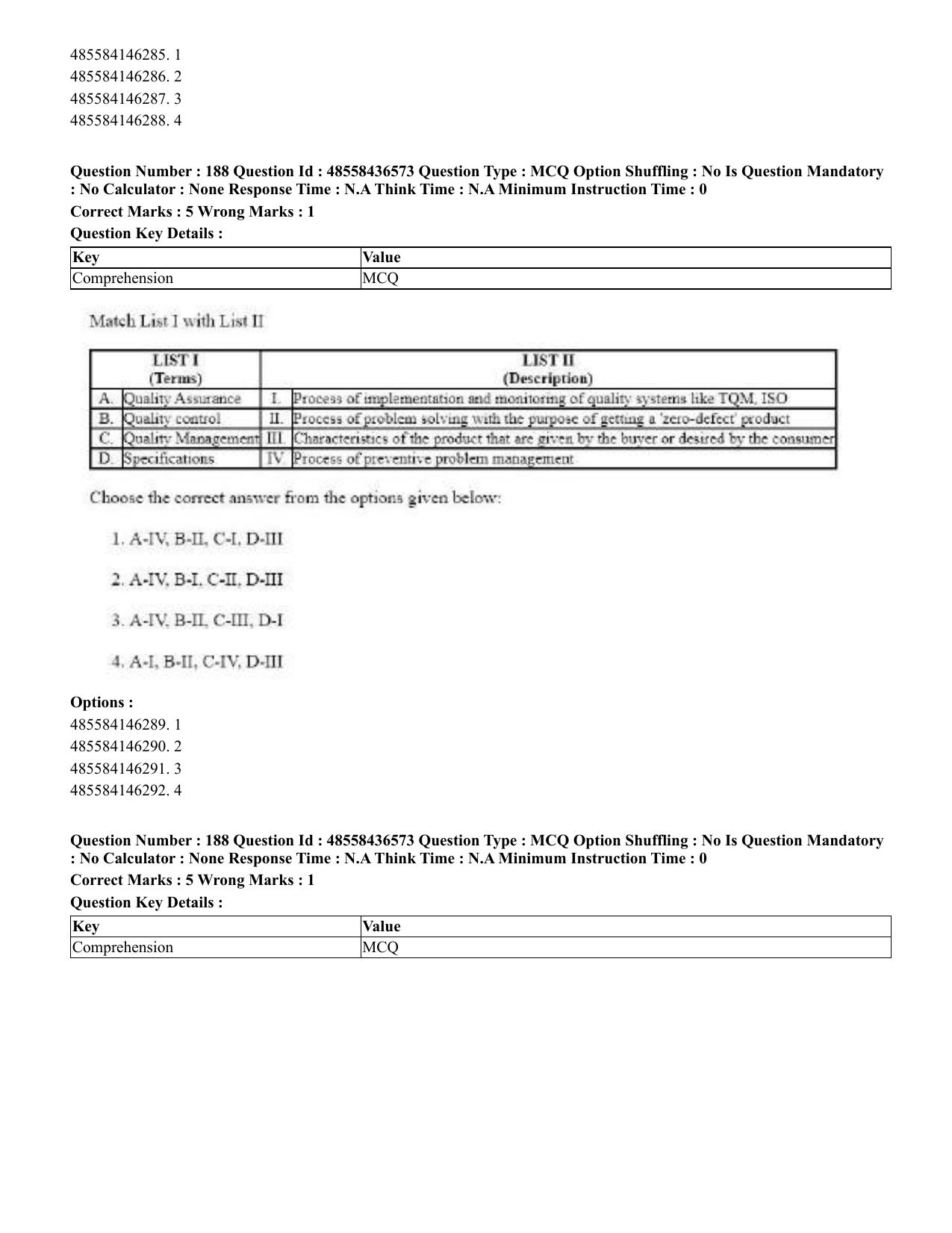 CUET 2023 English Tamil Shift 3 Question Papers - 22 June 2023 - Page 230