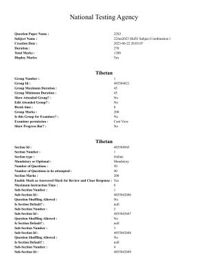 CUET 2023 English Tamil Shift 3 Question Papers - 22 June 2023
