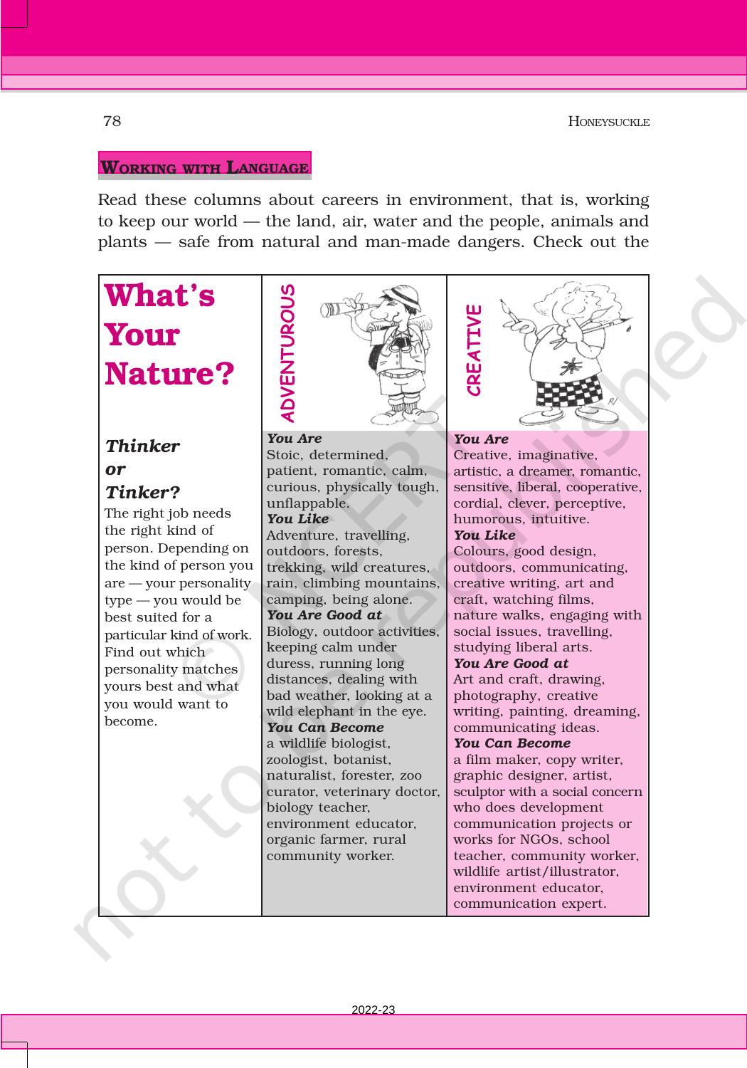 NCERT Book for Class 6 English(Honeysuckle) : Chapter 6-Who I Am - Page 10