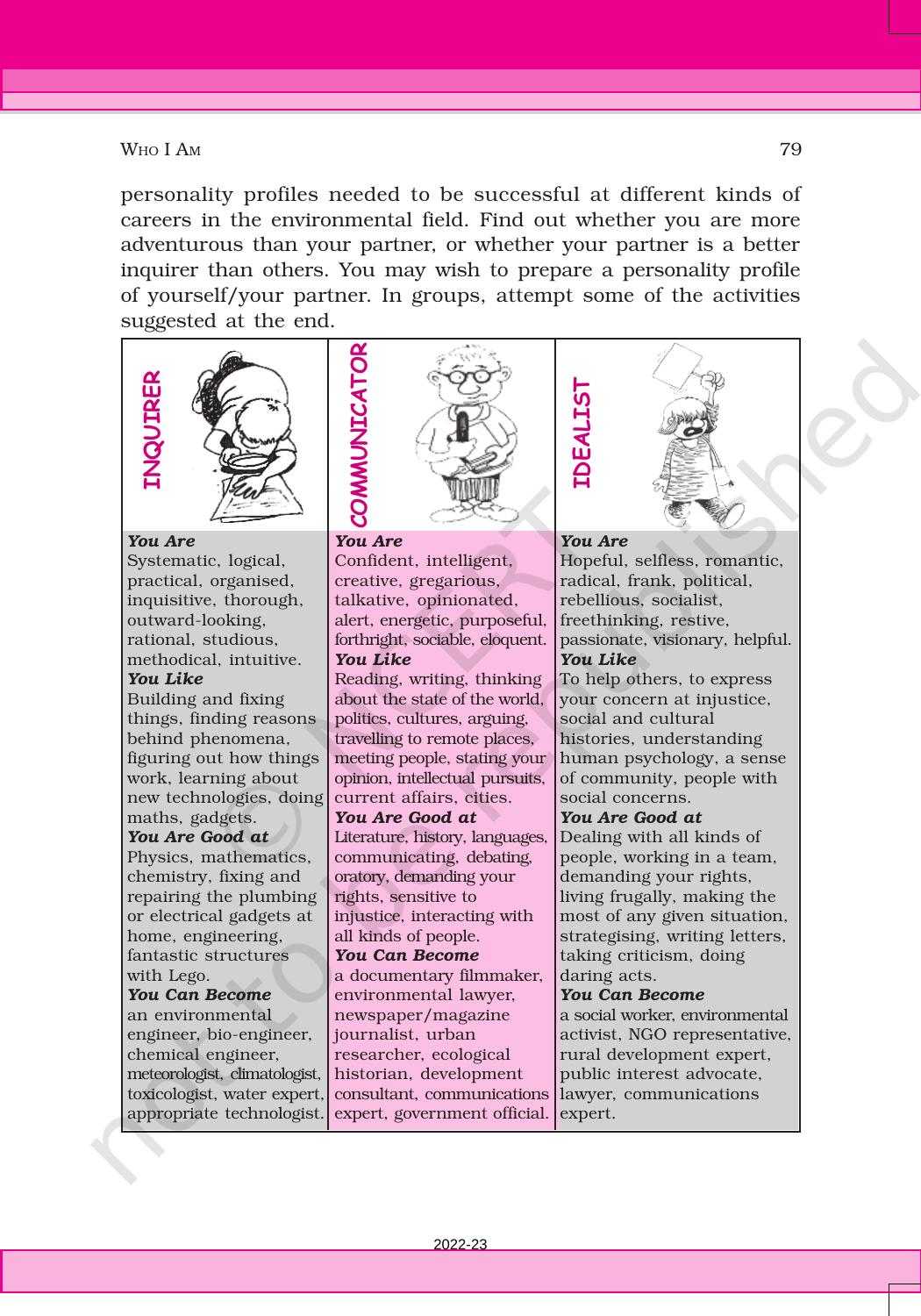 NCERT Book for Class 6 English(Honeysuckle) : Chapter 6-Who I Am - Page 11