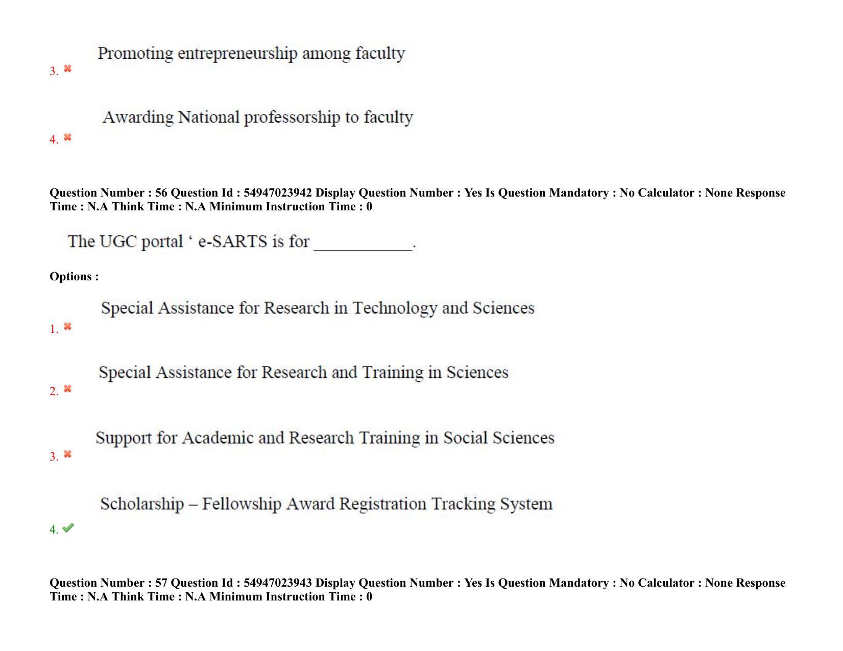 AP RCET 2022: Research Methodology (Teaching & Research Aptitude ) Shift 2 - 17/10/2022 (Monday) Session-I Question Paper With keys - Page 42