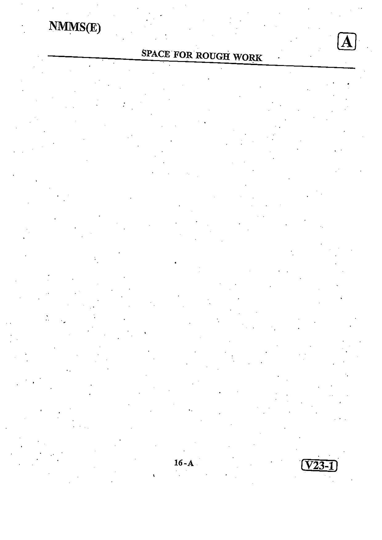 NMMS Question Papers FEBRUARY 2023 (English Medium) - Page 16