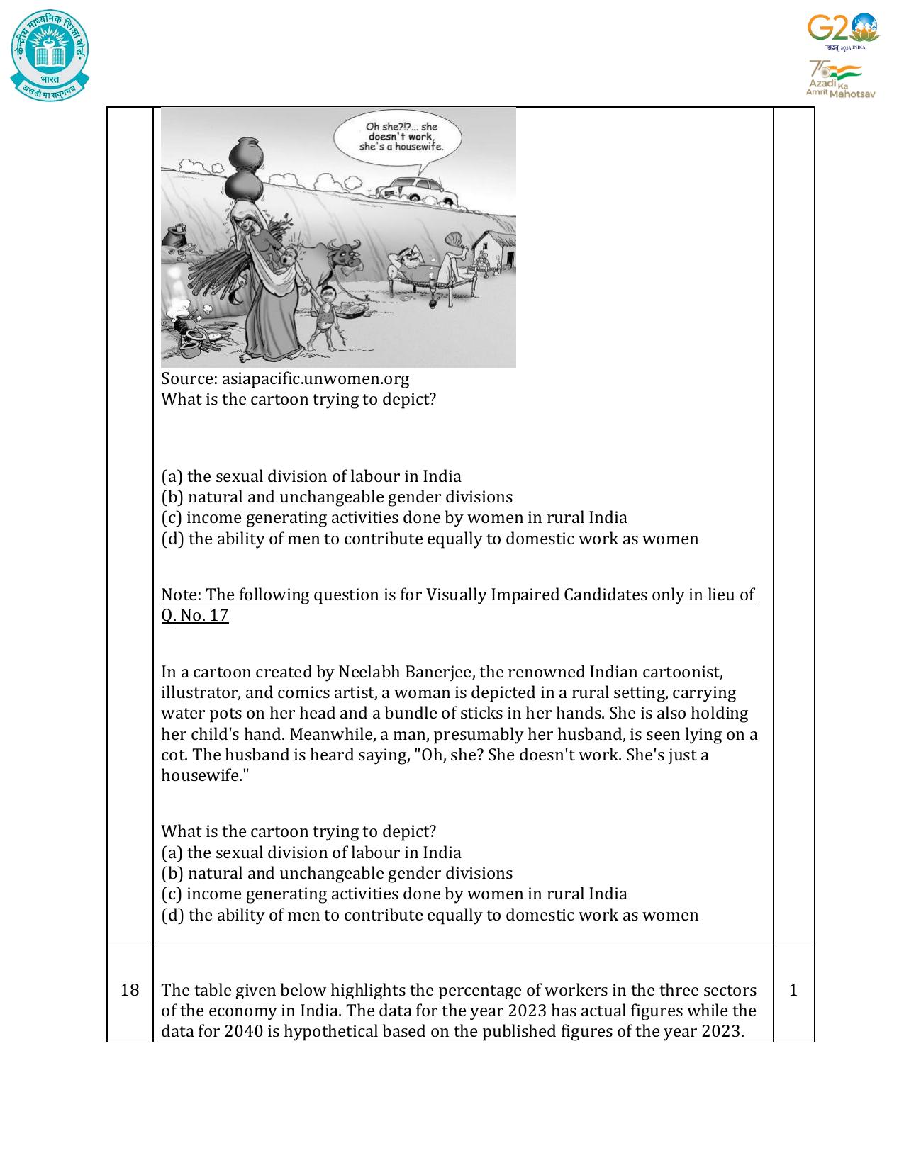 CBSE Class 10 Social Science Set 1 Practice Questions 2023-24 - Page 8
