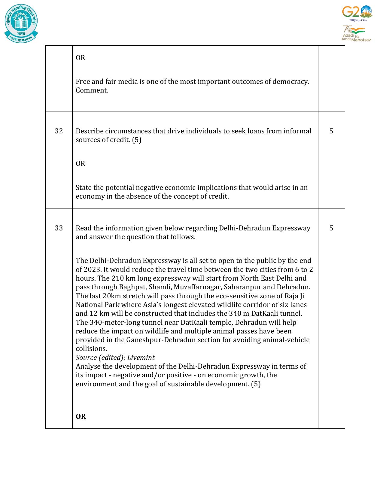 CBSE Class 10 Social Science Set 1 Practice Questions 2023-24 - Page 13