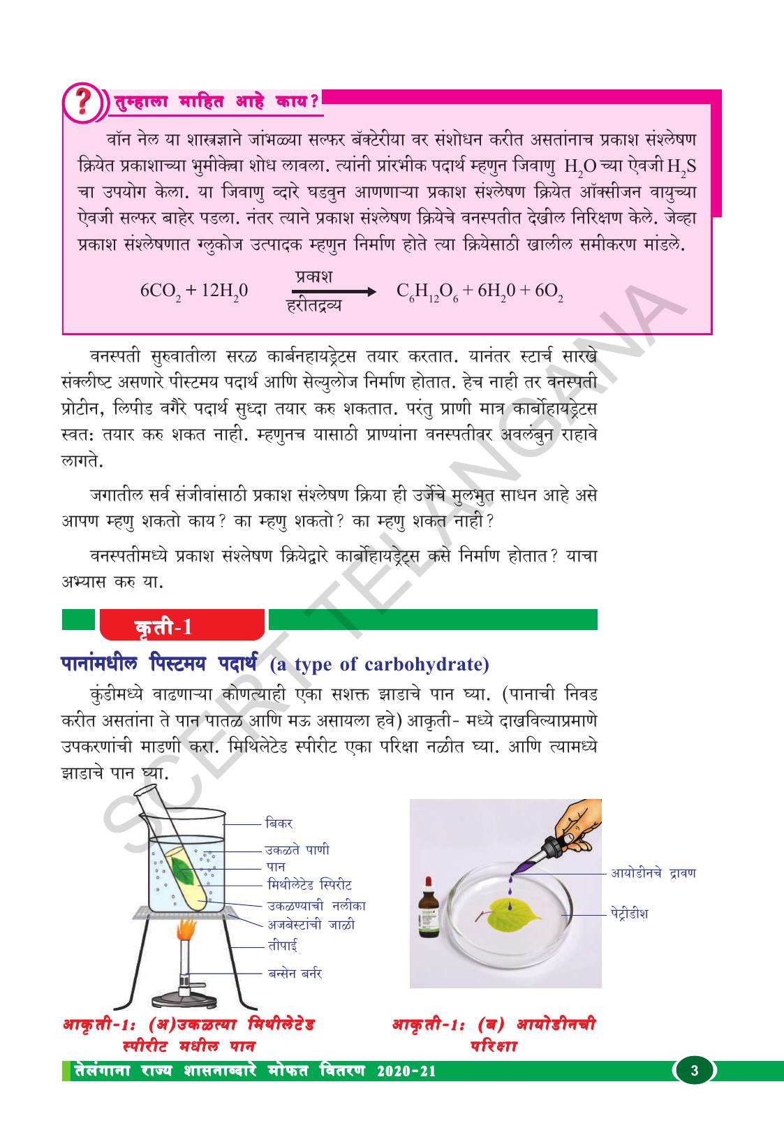 TS SCERT Class 10 Biological Science (Marathi Medium) Text Book - Page 15