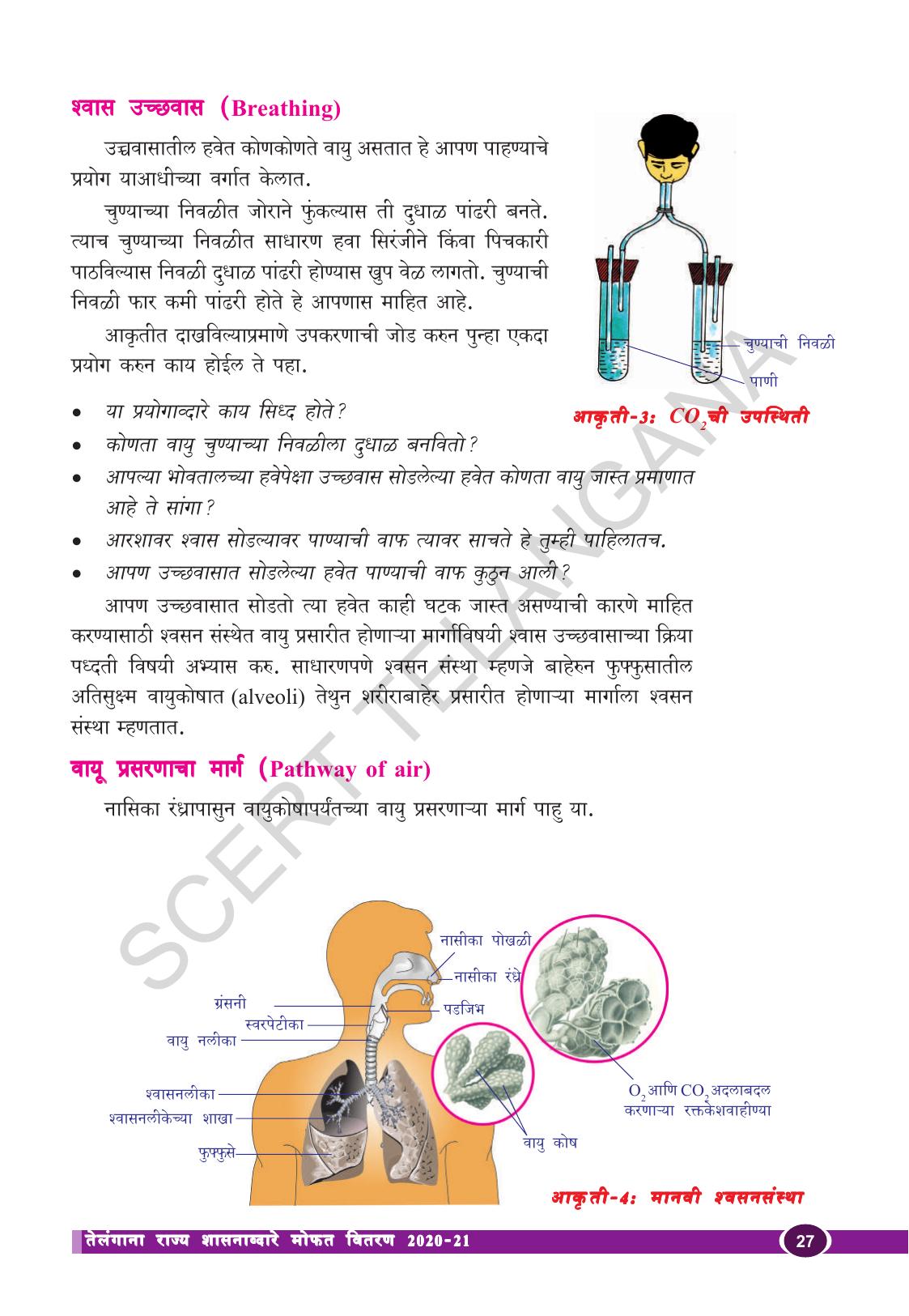 TS SCERT Class 10 Biological Science (Marathi Medium) Text Book - Page 39