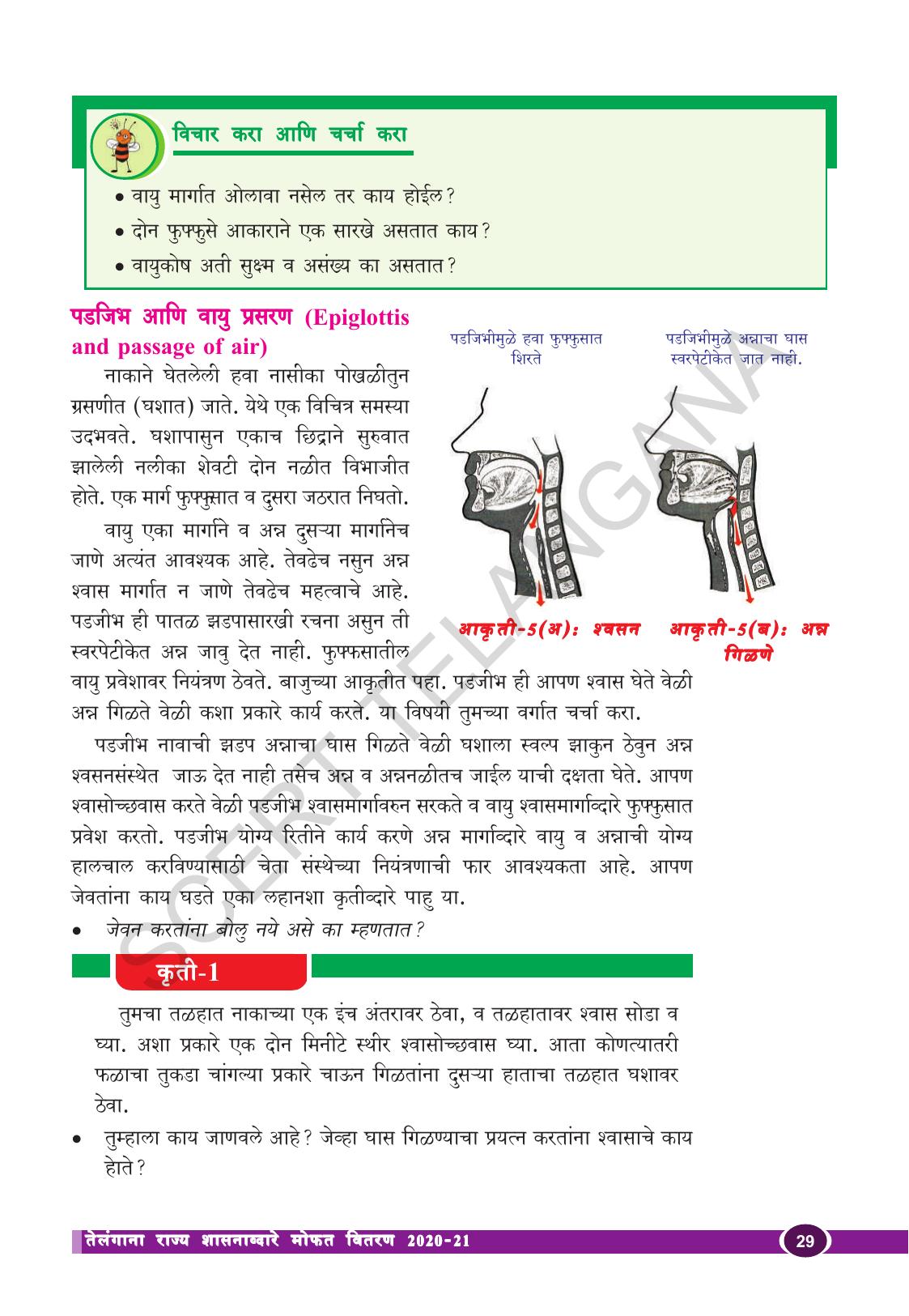 TS SCERT Class 10 Biological Science (Marathi Medium) Text Book - Page 41