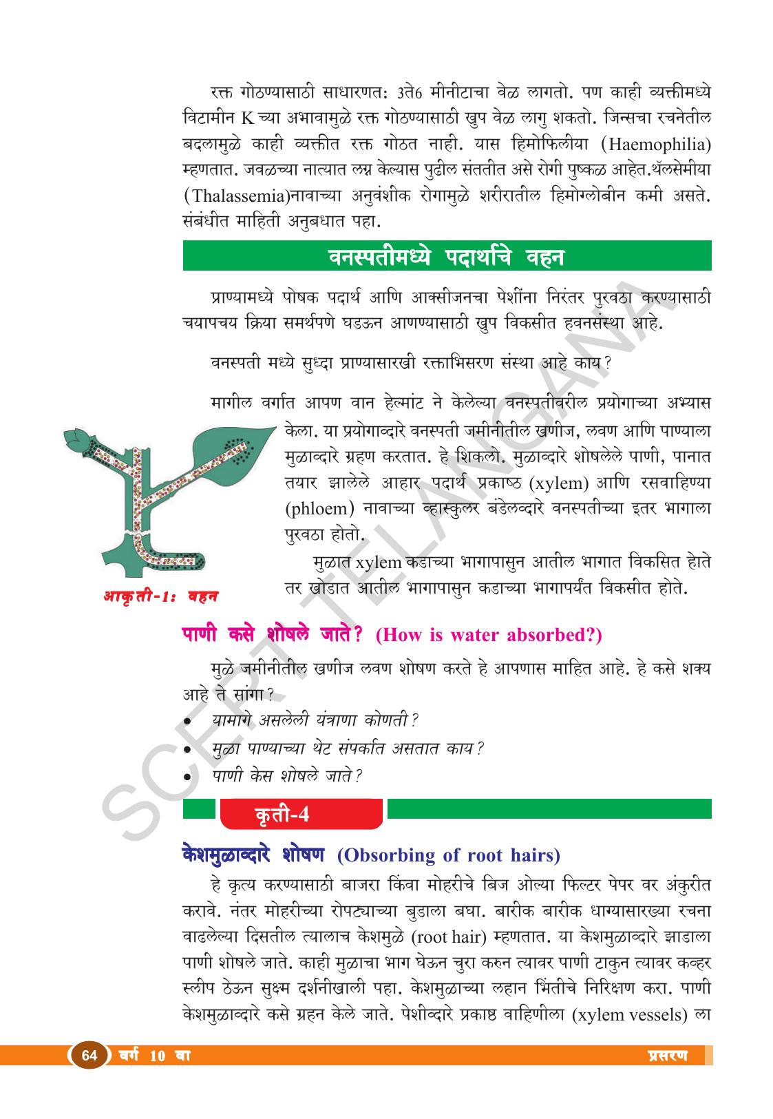 TS SCERT Class 10 Biological Science (Marathi Medium) Text Book - Page 76