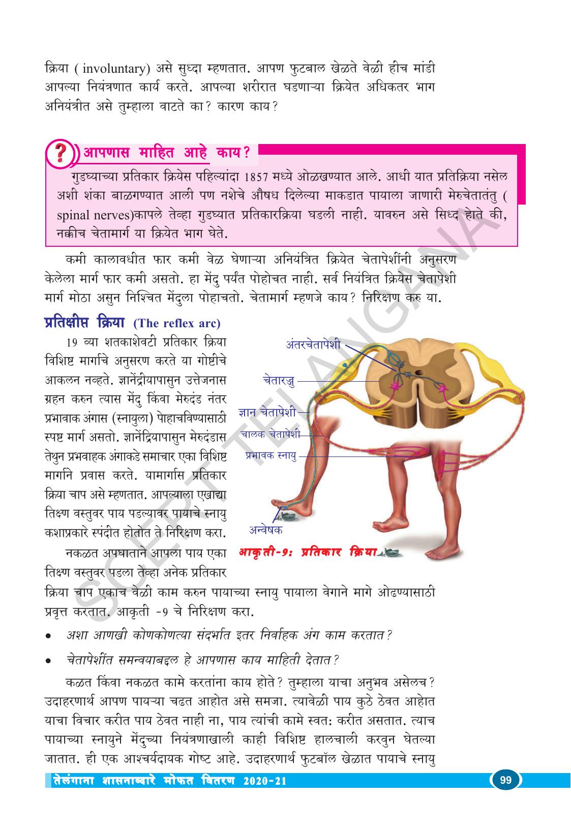 TS SCERT Class 10 Biological Science (Marathi Medium) Text Book - Page 111