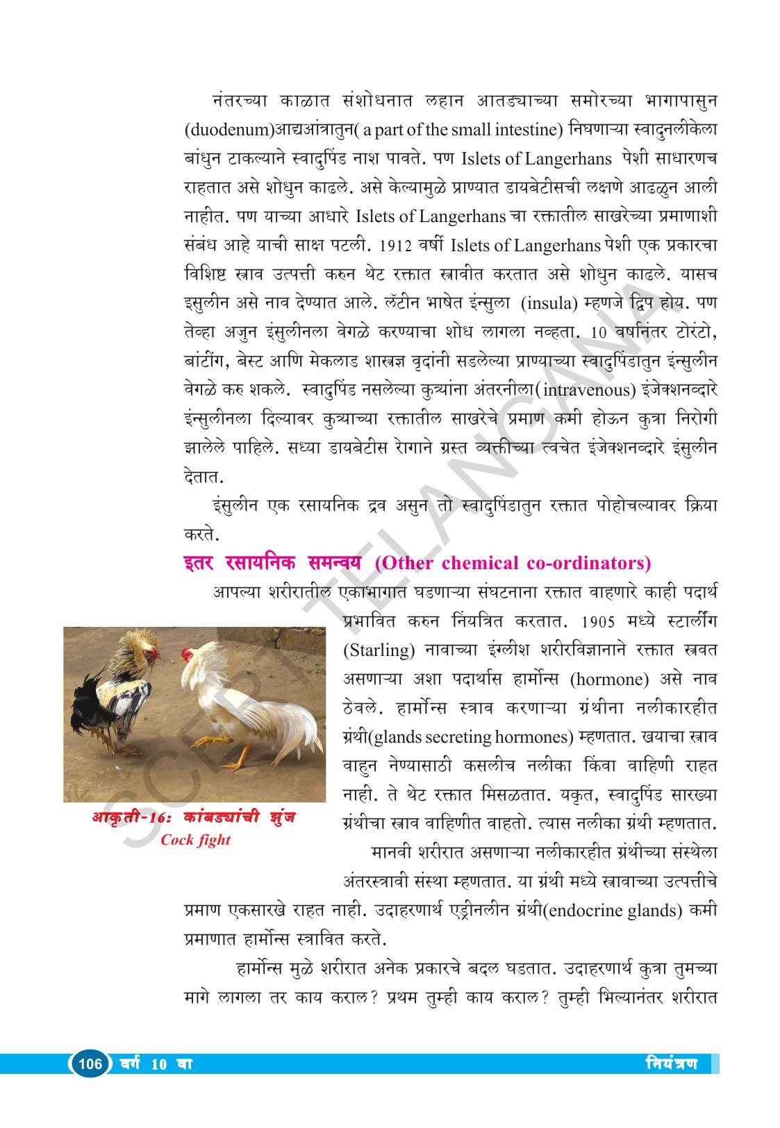 TS SCERT Class 10 Biological Science (Marathi Medium) Text Book - Page 118