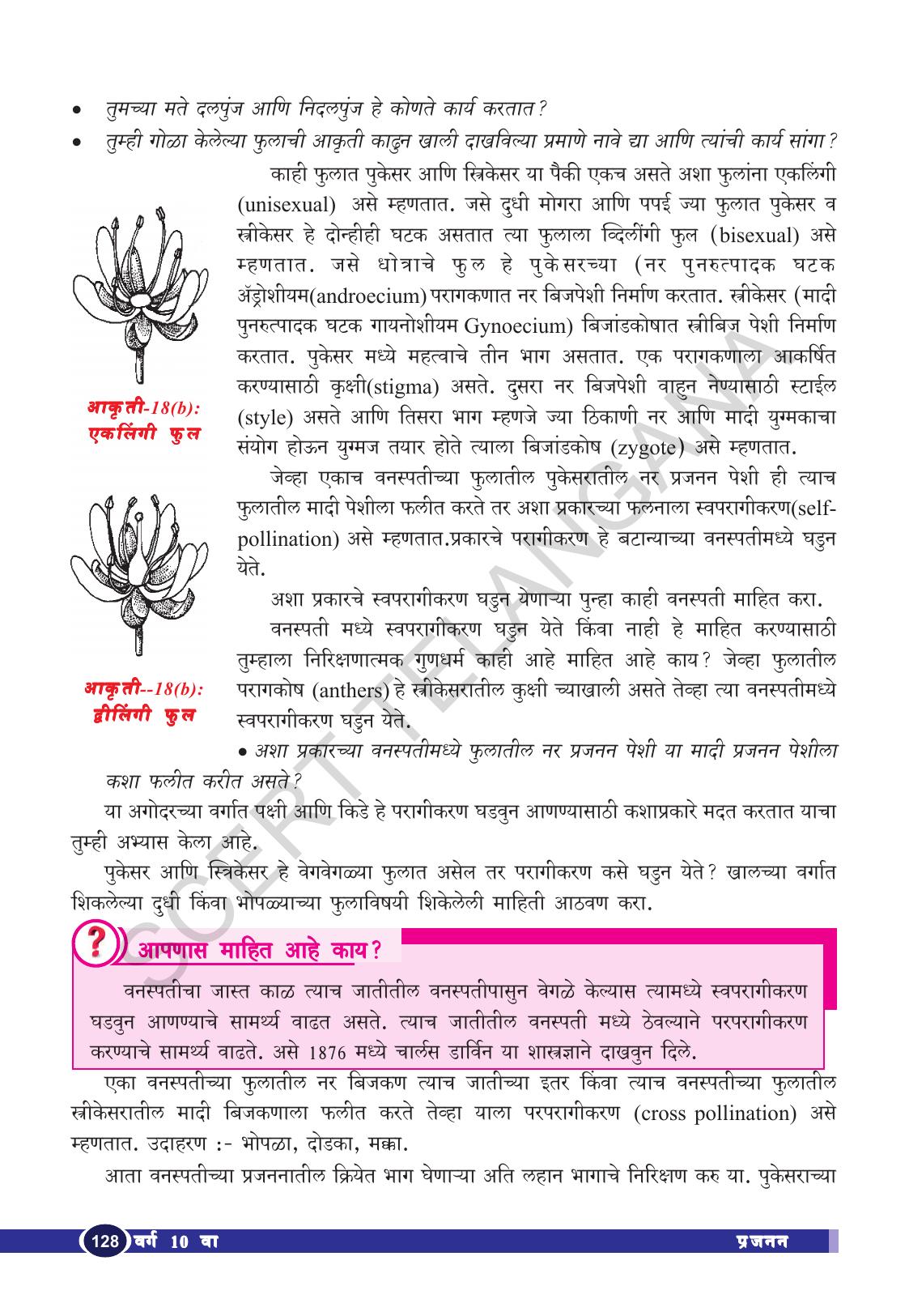 TS SCERT Class 10 Biological Science (Marathi Medium) Text Book - Page 140
