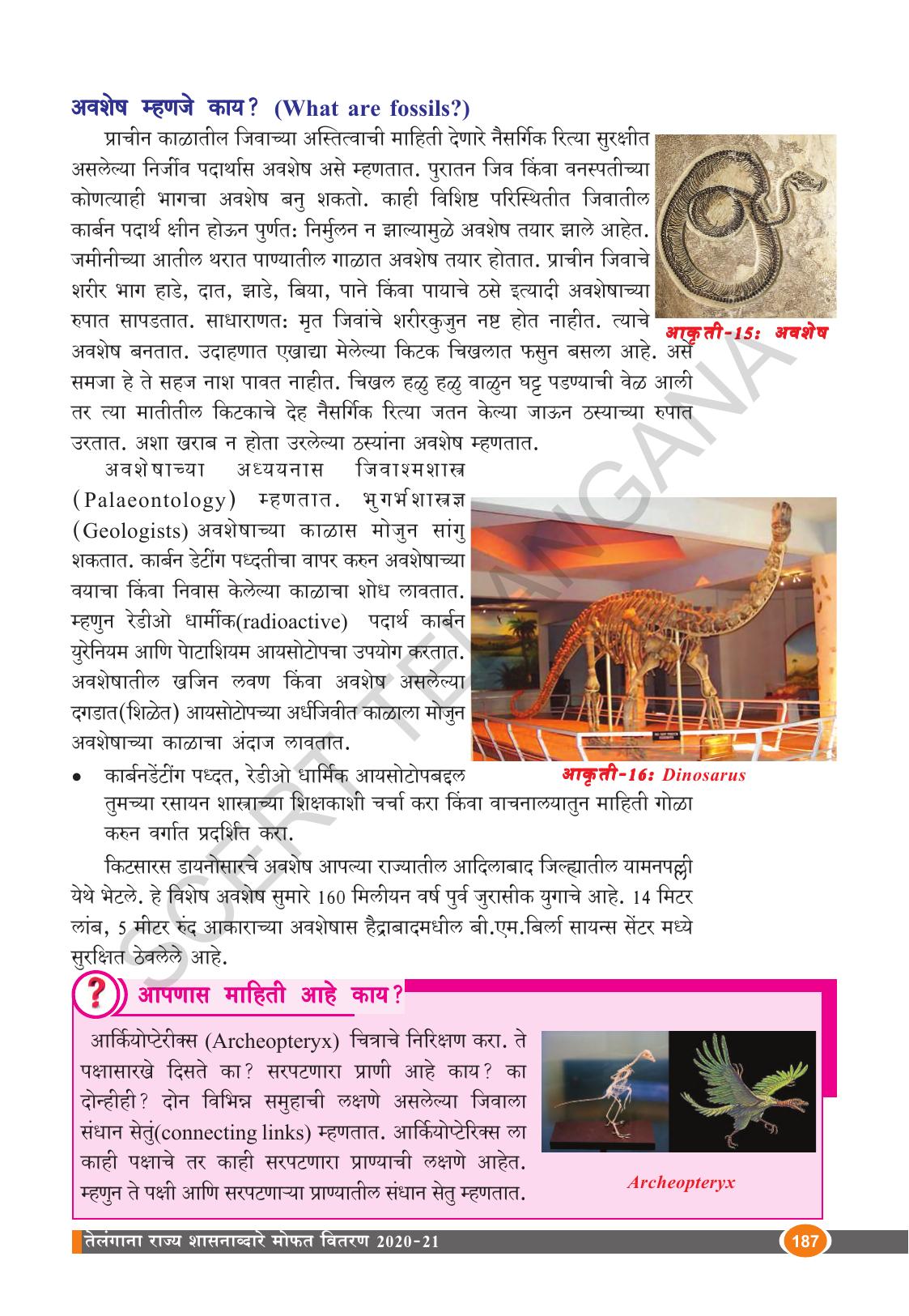 TS SCERT Class 10 Biological Science (Marathi Medium) Text Book - Page 199