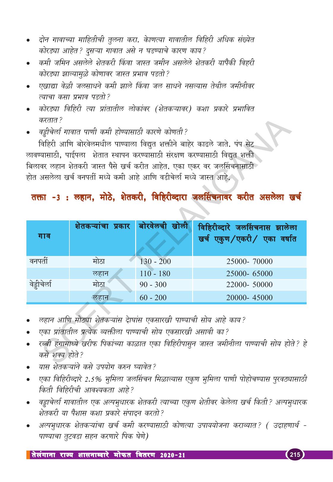 TS SCERT Class 10 Biological Science (Marathi Medium) Text Book - Page 227