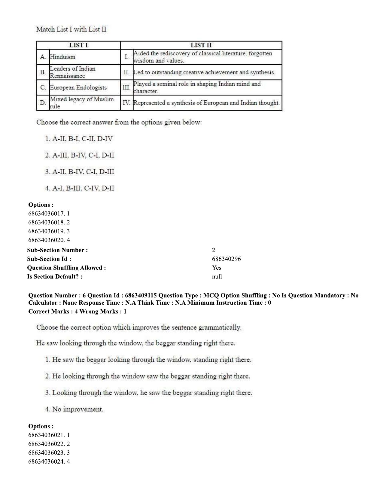 CUET PG 2023: LAQP01 – English (Eng.)-shift 3 (07-06-2023) Question Paper - Page 9