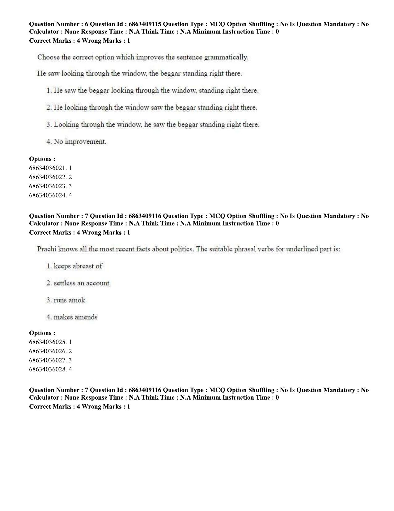 CUET PG 2023: LAQP01 – English (Eng.)-shift 3 (07-06-2023) Question Paper - Page 10