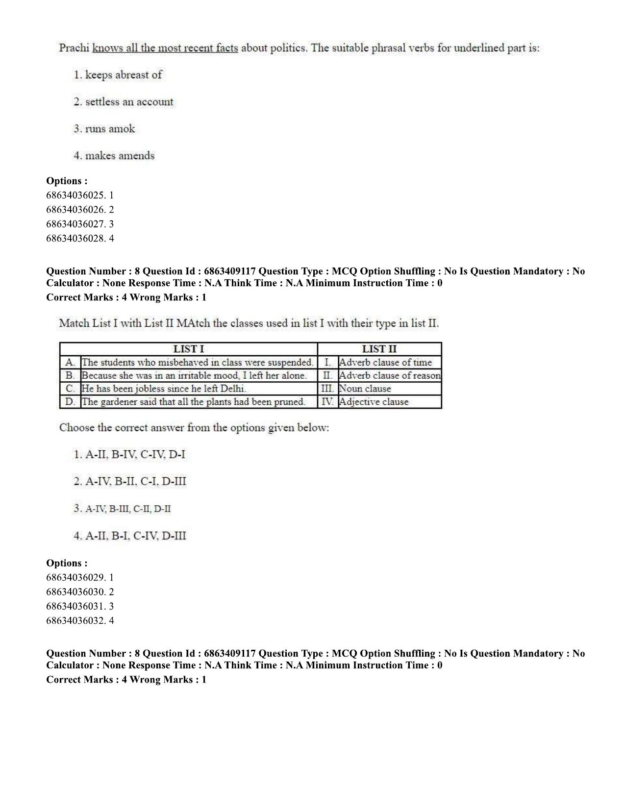 CUET PG 2023: LAQP01 – English (Eng.)-shift 3 (07-06-2023) Question Paper - Page 11