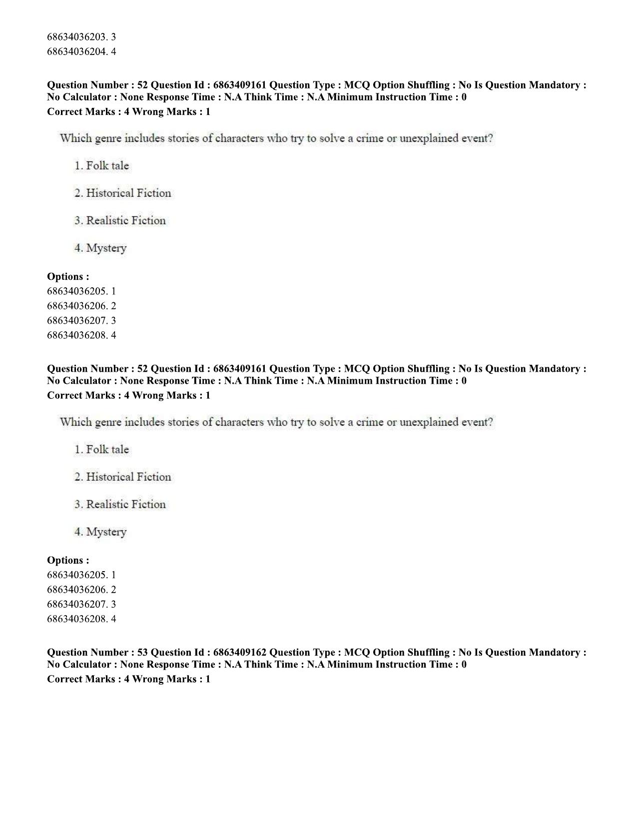 CUET PG 2023: LAQP01 – English (Eng.)-shift 3 (07-06-2023) Question Paper - Page 51