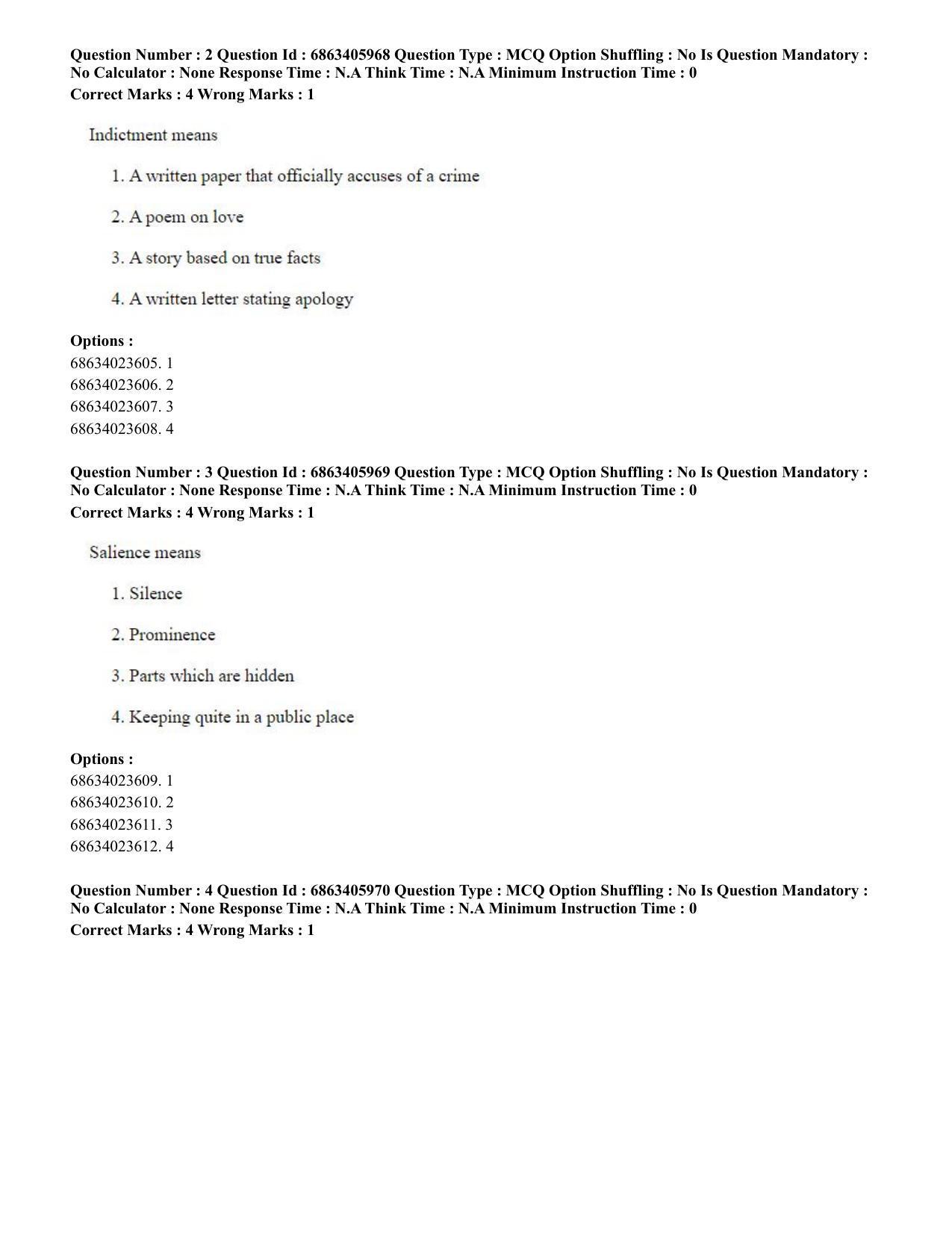 CUET PG 2023: LAQP35 – Tamil (Eng.) - Shift 3 (05-06-2023) Question Paper - Page 3