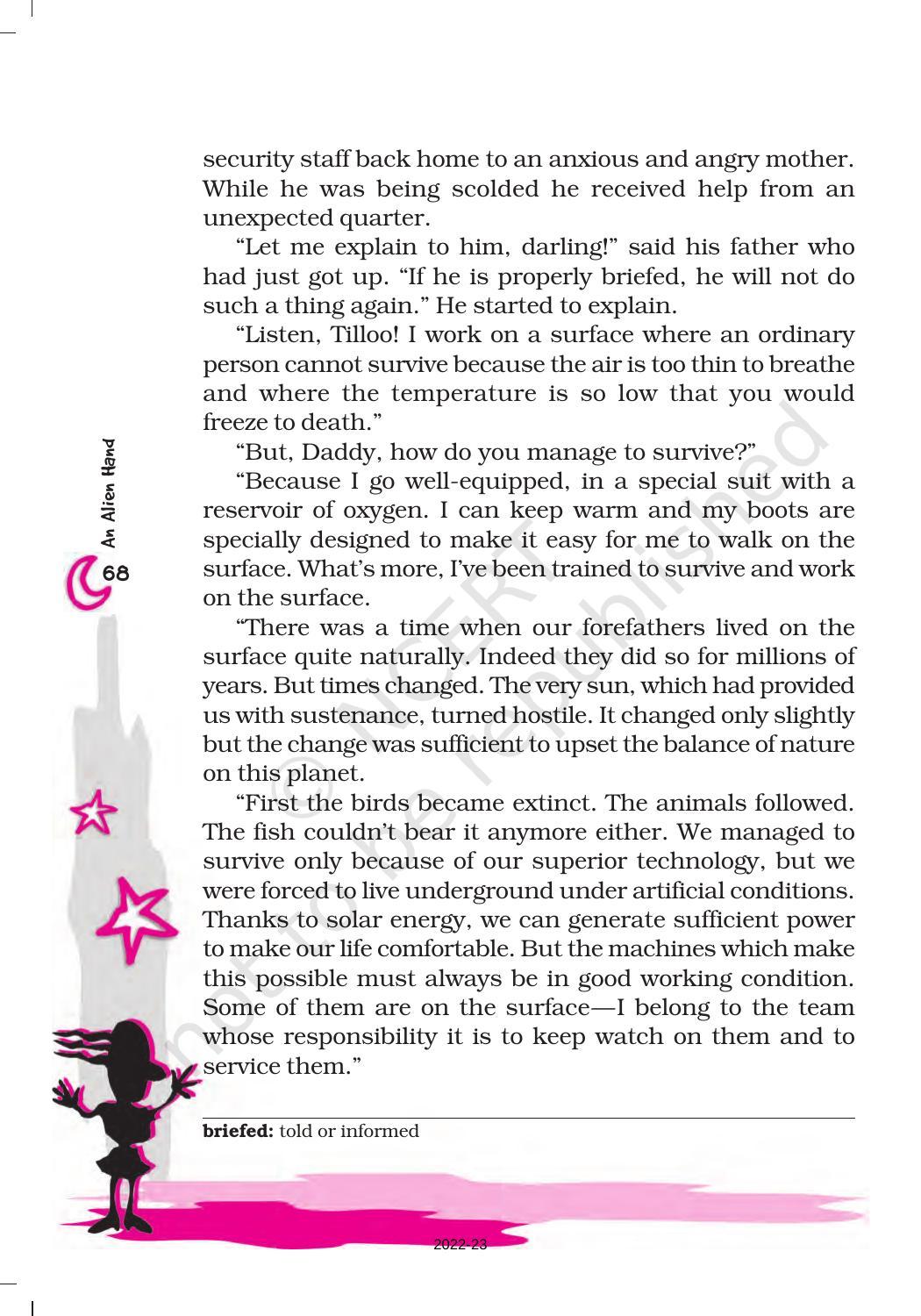 NCERT Book for Class 7 English (An Alien Hand): Chapter 10-An Alien Hand - Page 3