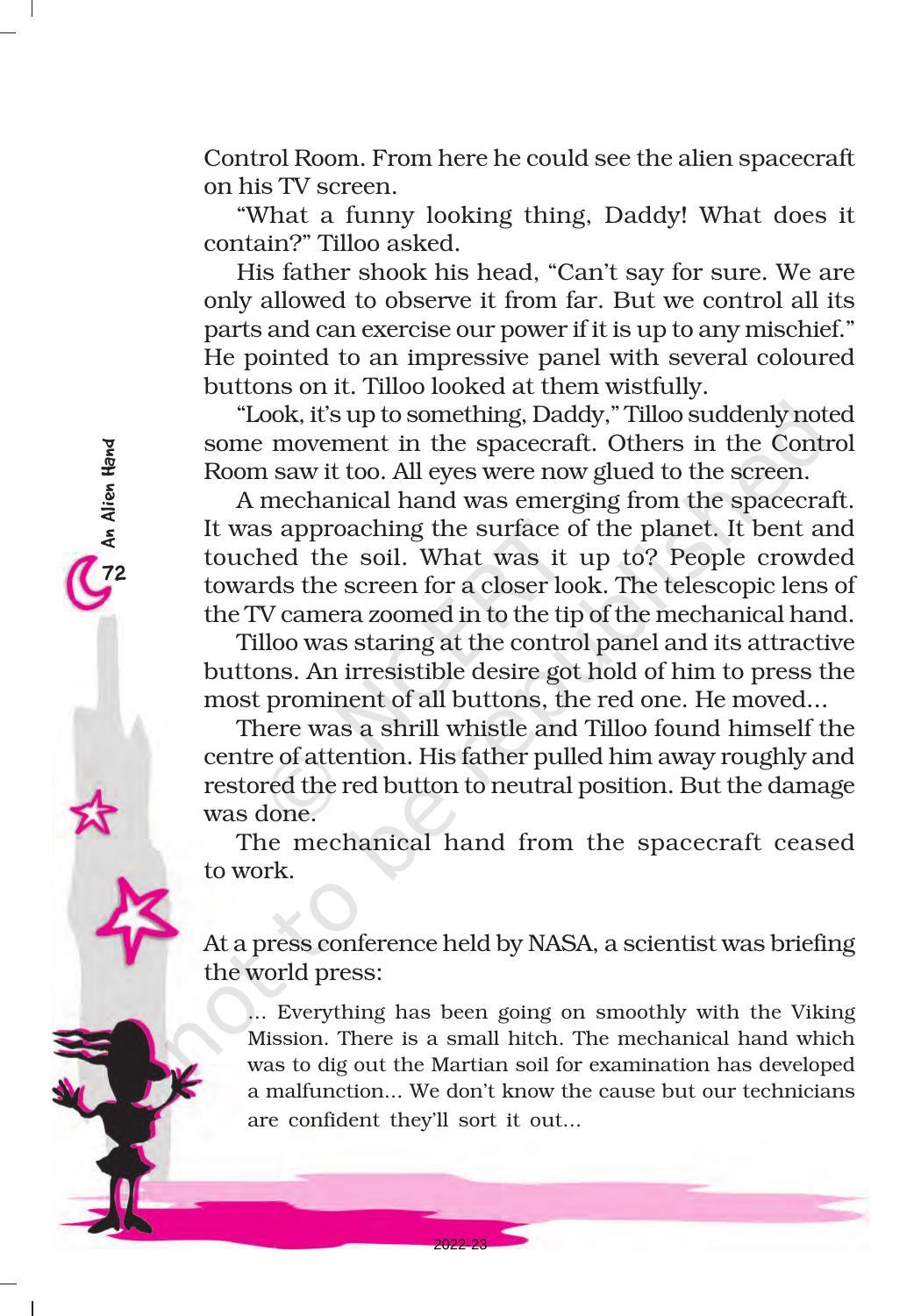 NCERT Book for Class 7 English (An Alien Hand): Chapter 10-An Alien Hand - Page 7