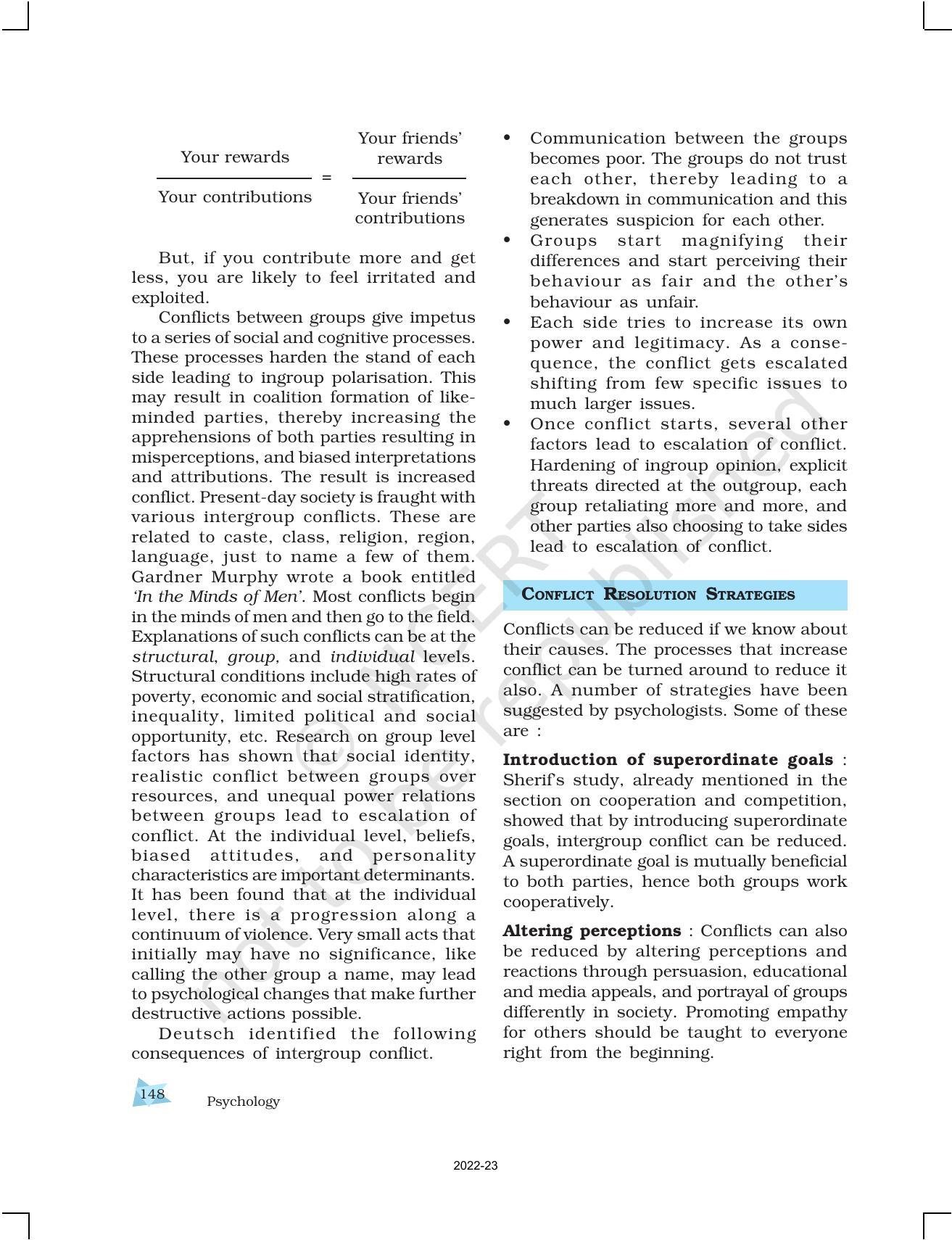 NCERT Book for Class 12 Psychology Chapter 7 Social Influence and Group Processes - Page 20