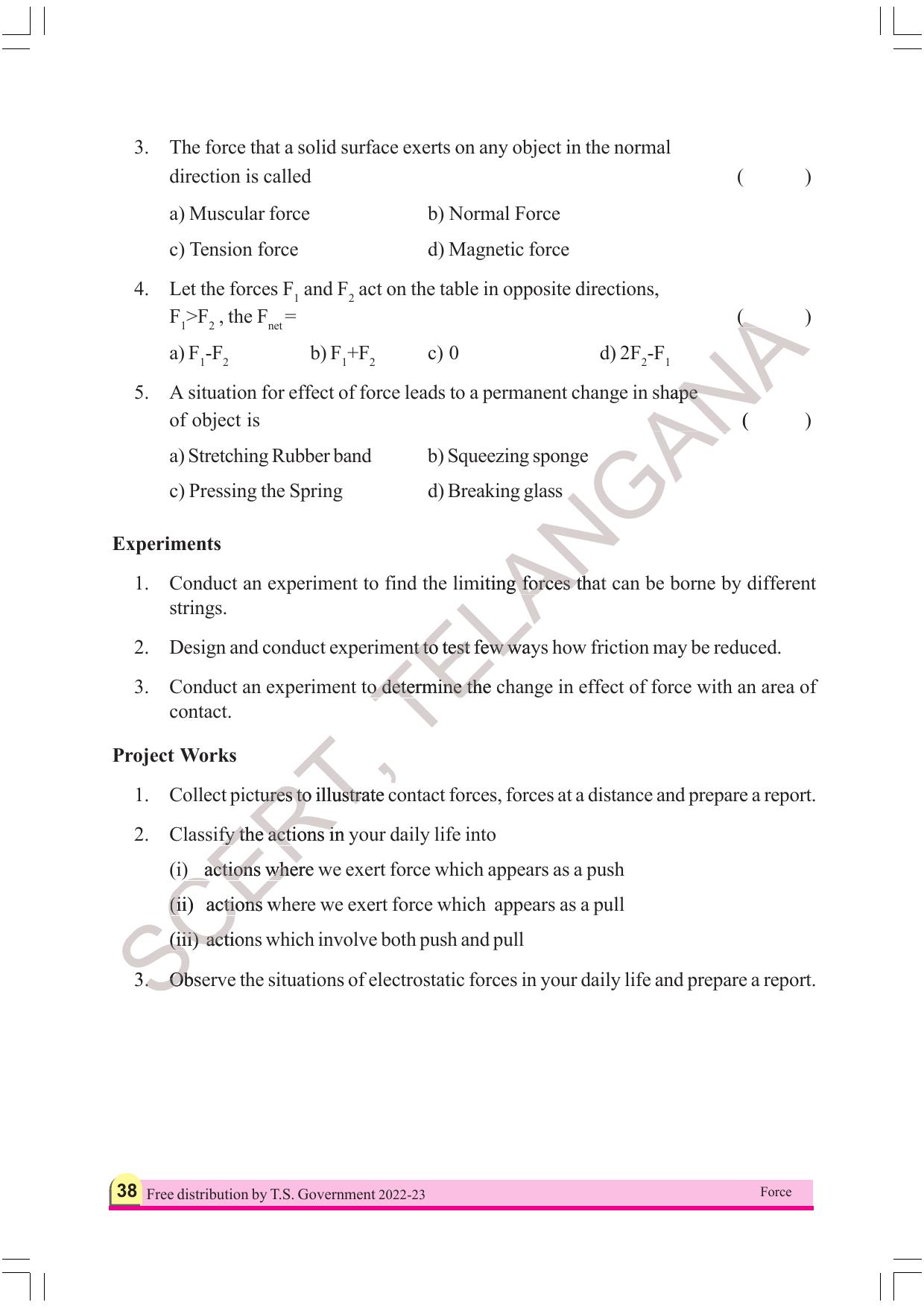 TS SCERT Class 8 Physical Science Part 1 (Telugu Medium) Text Book - Page 58