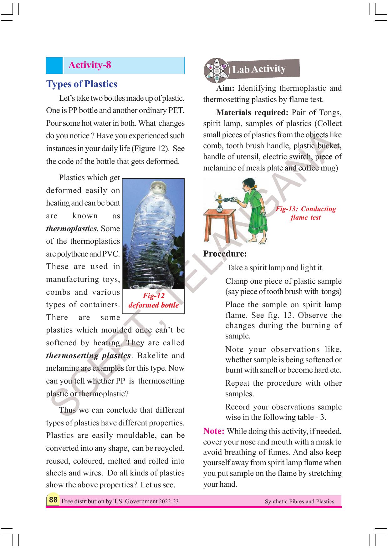 TS SCERT Class 8 Physical Science Part 1 (Telugu Medium) Text Book - Page 108