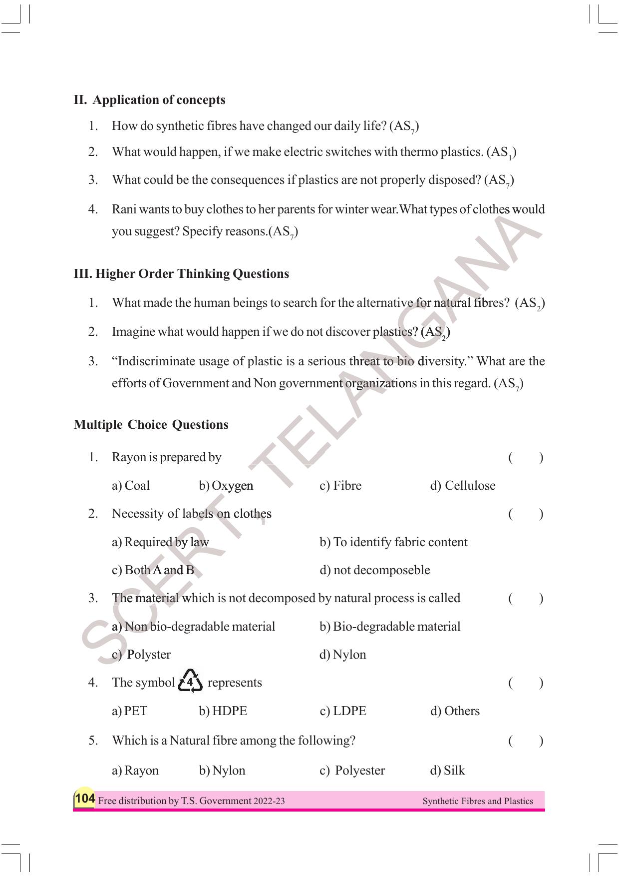 TS SCERT Class 8 Physical Science Part 1 (Telugu Medium) Text Book - Page 124