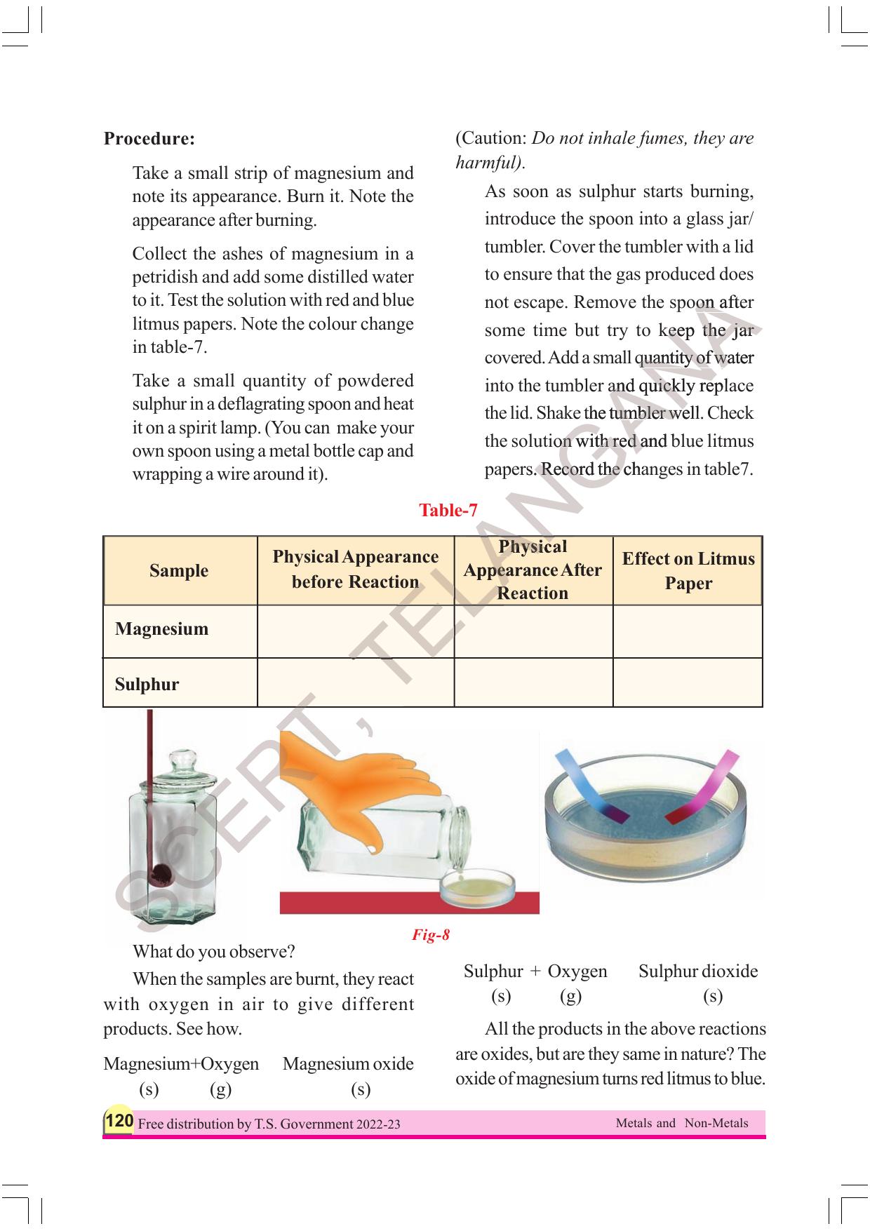 TS SCERT Class 8 Physical Science Part 1 (Telugu Medium) Text Book - Page 140