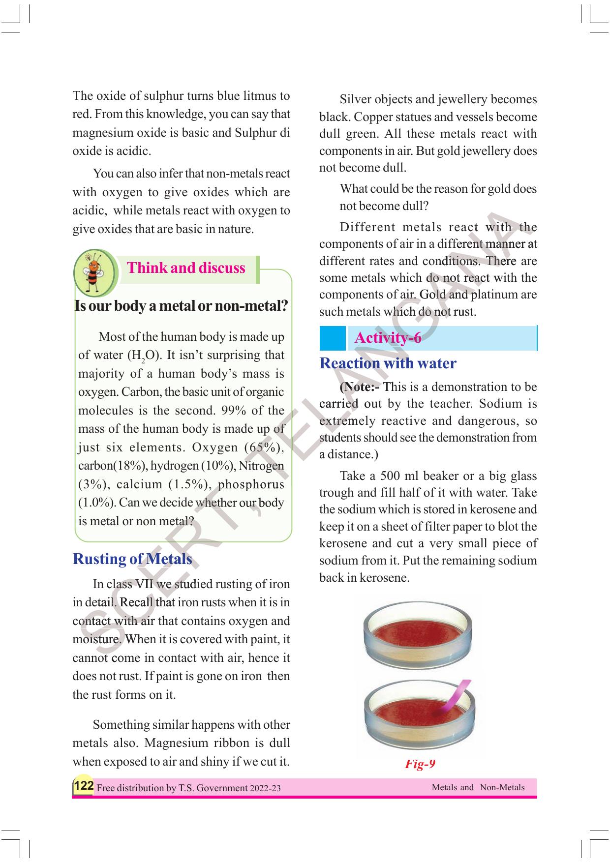 TS SCERT Class 8 Physical Science Part 1 (Telugu Medium) Text Book - Page 142