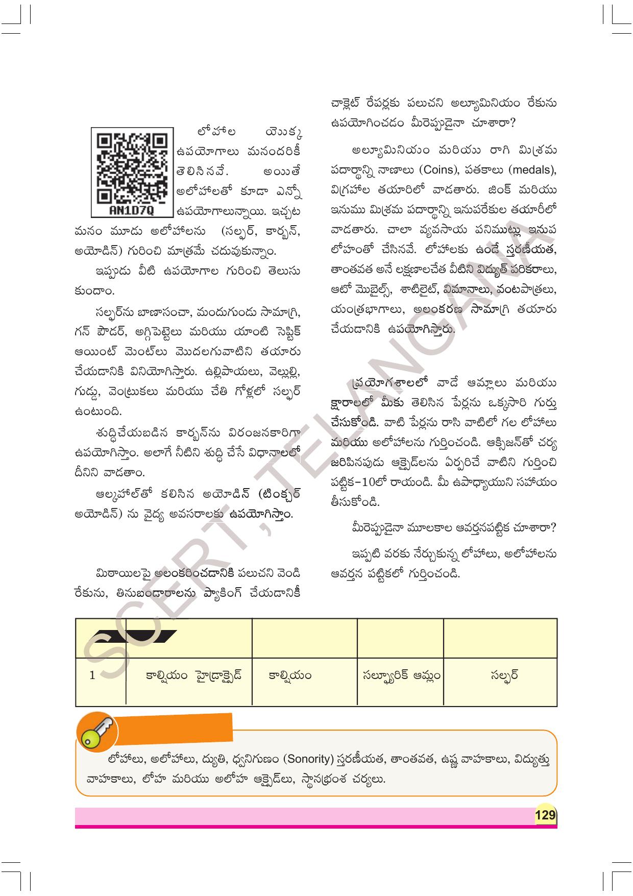TS SCERT Class 8 Physical Science Part 1 (Telugu Medium) Text Book - Page 149