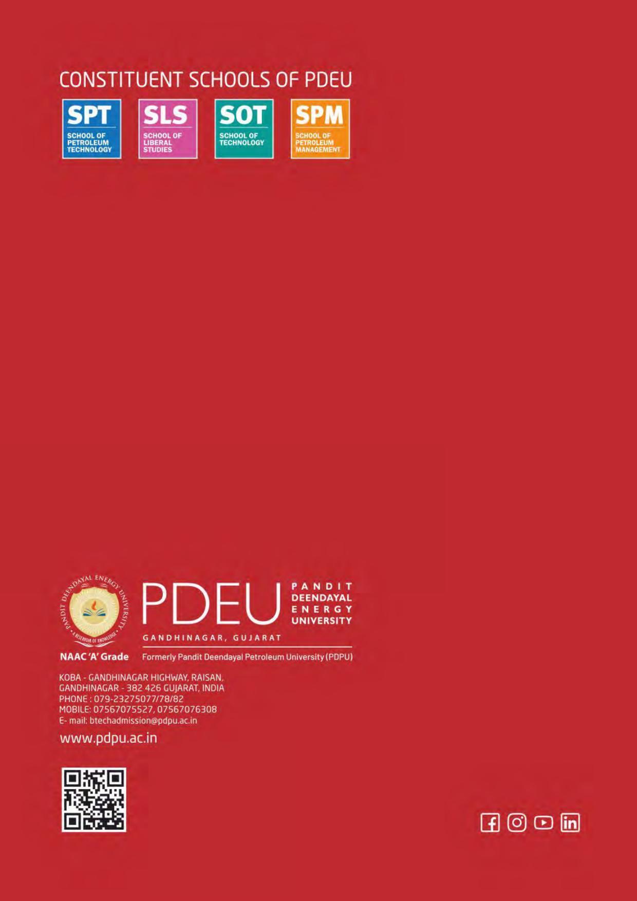Pandit Deendayal Petroleum University B.Tech Brochure - Page 17