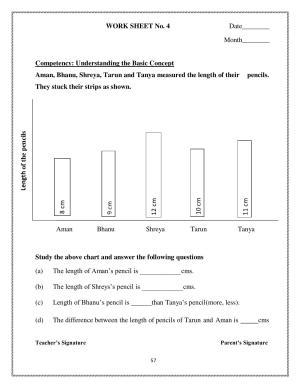 Worksheet for Class 3 Mathematics Assignment 74