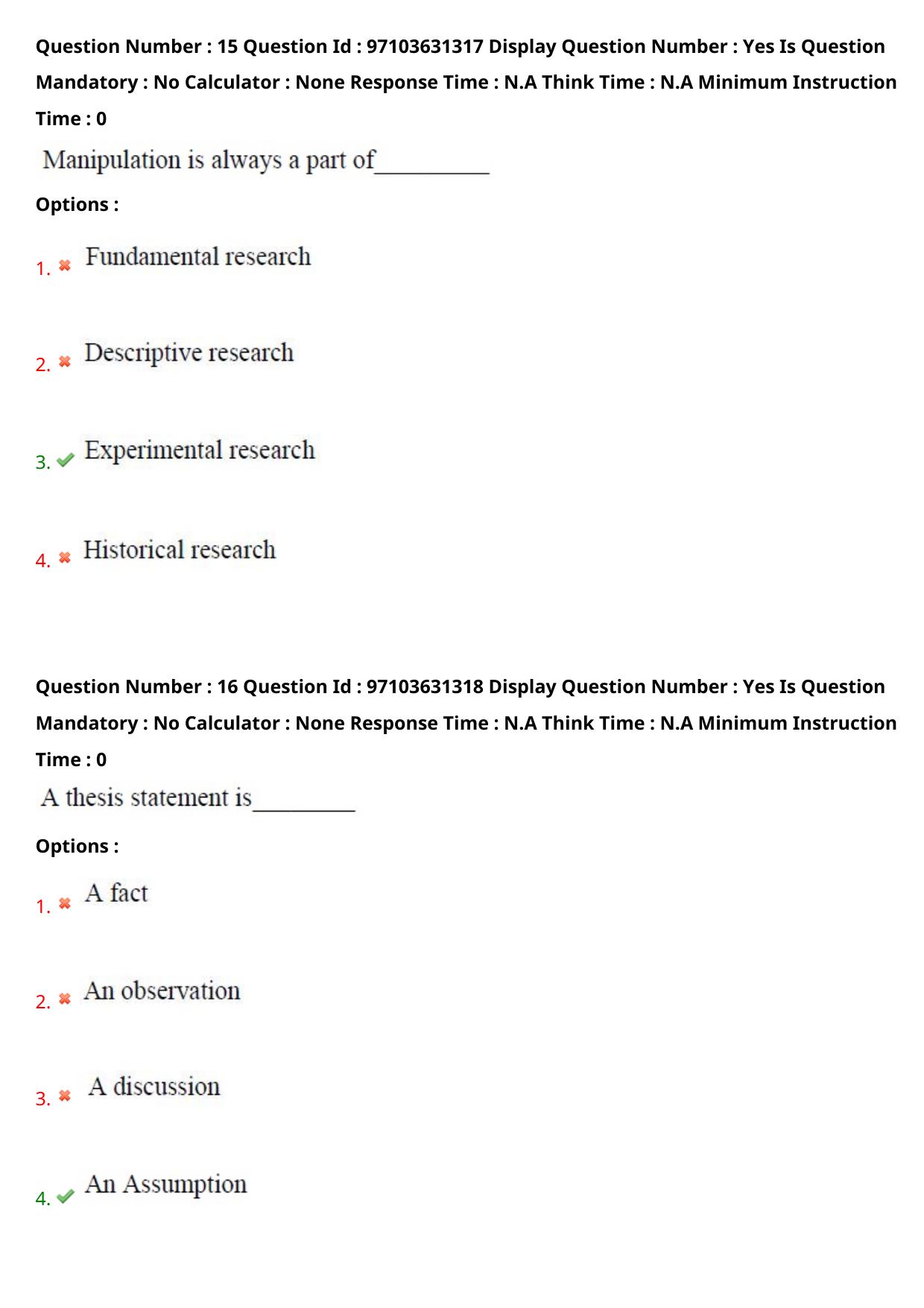 AP RCET 2024 Tourism Management Question Paper - Page 10
