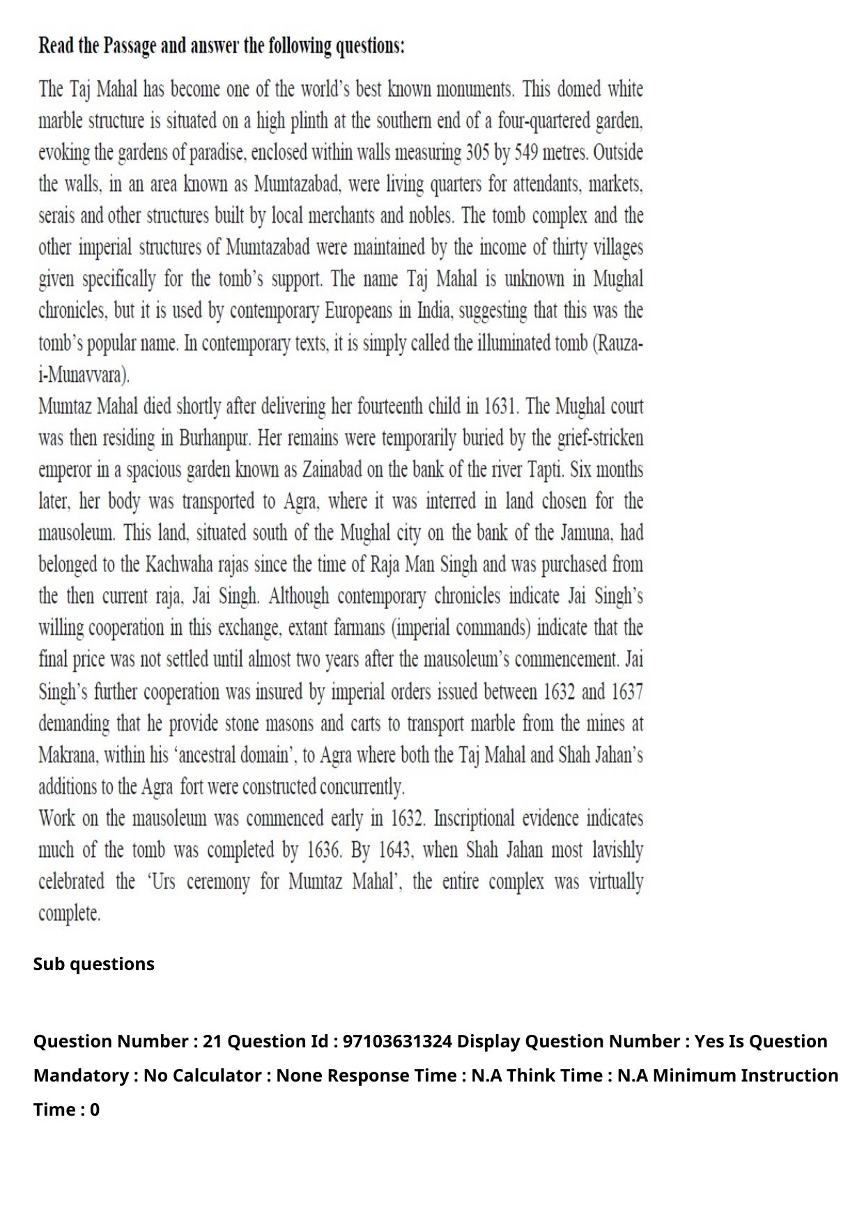 AP RCET 2024 Tourism Management Question Paper - Page 14