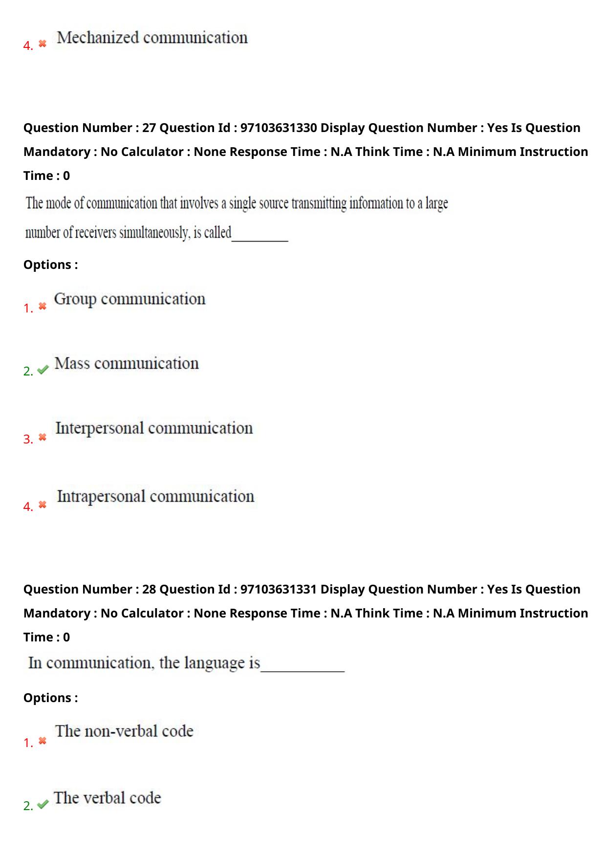 AP RCET 2024 Tourism Management Question Paper - Page 18