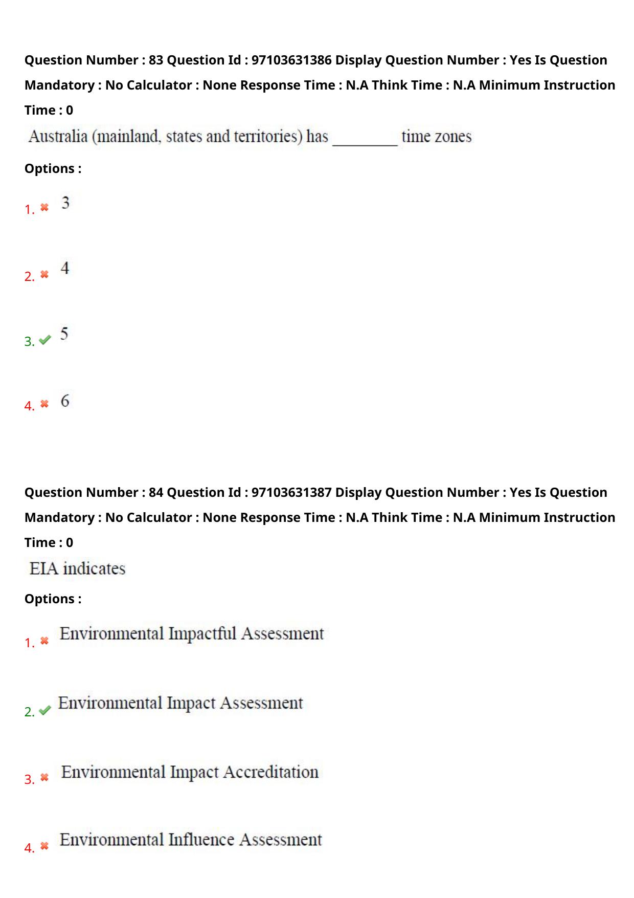 AP RCET 2024 Tourism Management Question Paper - Page 51