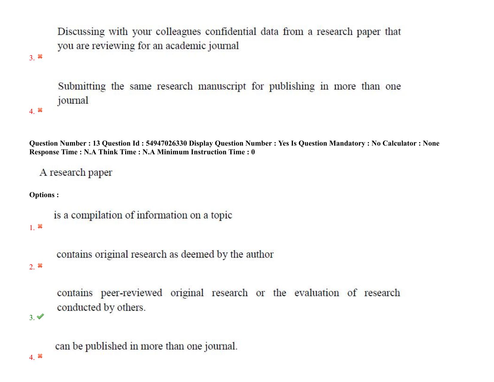 AP RCET 2022: Pharmacy - 18-10-2022 (Tuesday) Session-II: Question Paper With keys - Page 11