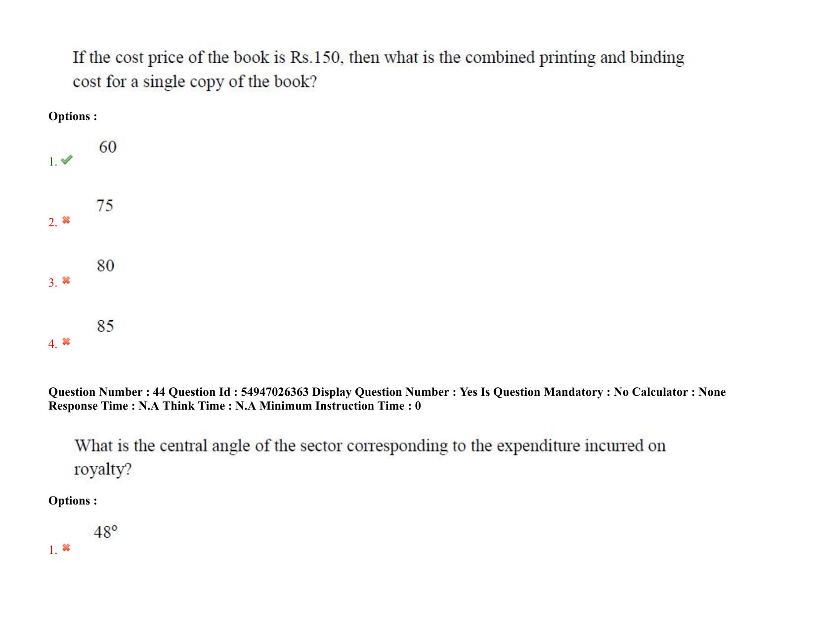 AP RCET 2022: Pharmacy - 18-10-2022 (Tuesday) Session-II: Question Paper With keys - Page 40