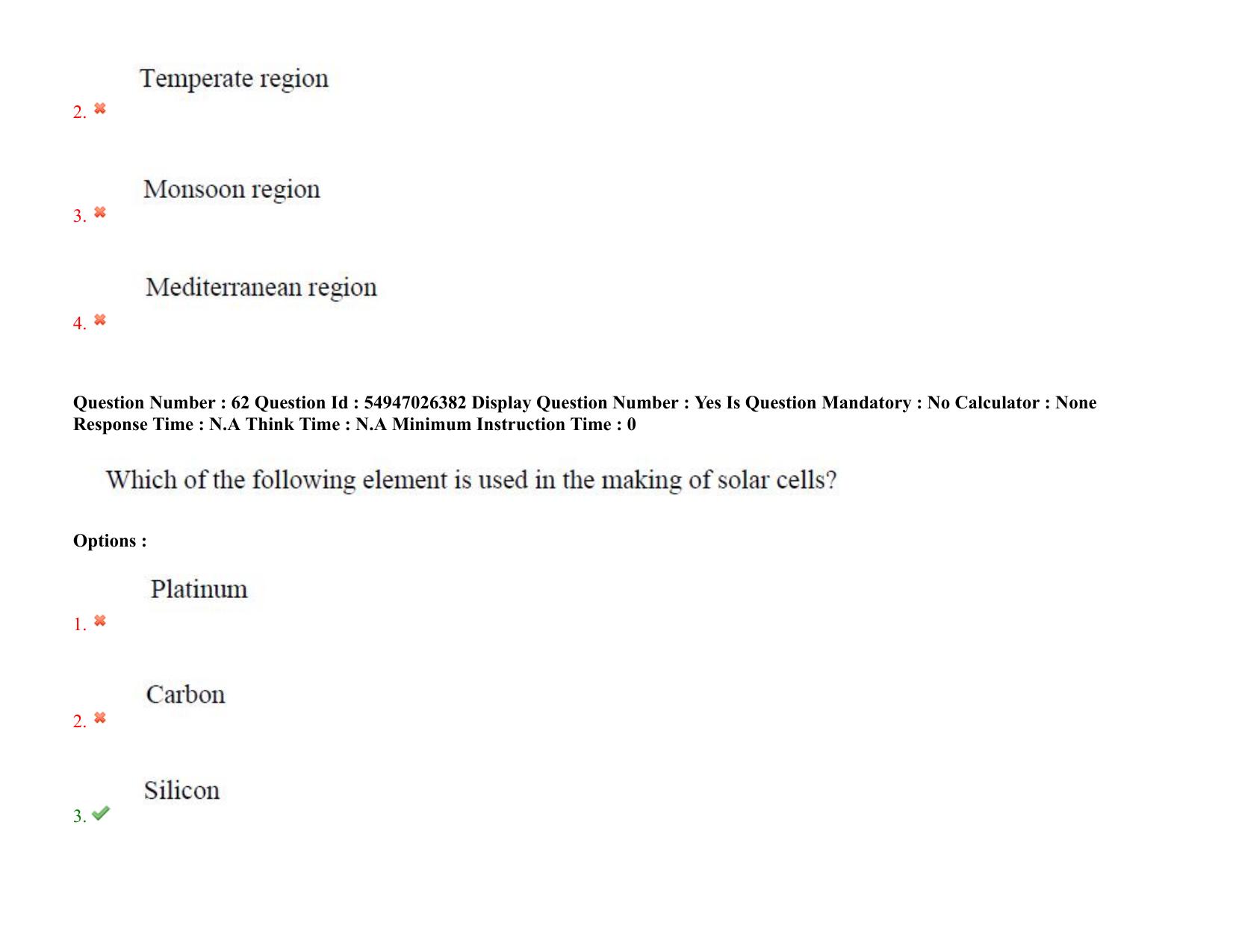 AP RCET 2022: Pharmacy - 18-10-2022 (Tuesday) Session-II: Question Paper With keys - Page 54