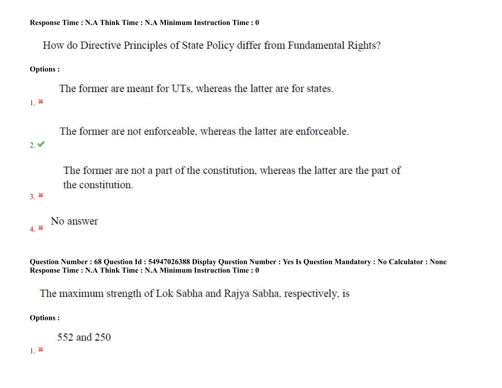 AP RCET 2022: Pharmacy - 18-10-2022 (Tuesday) Session-II: Question Paper With keys - Page 58