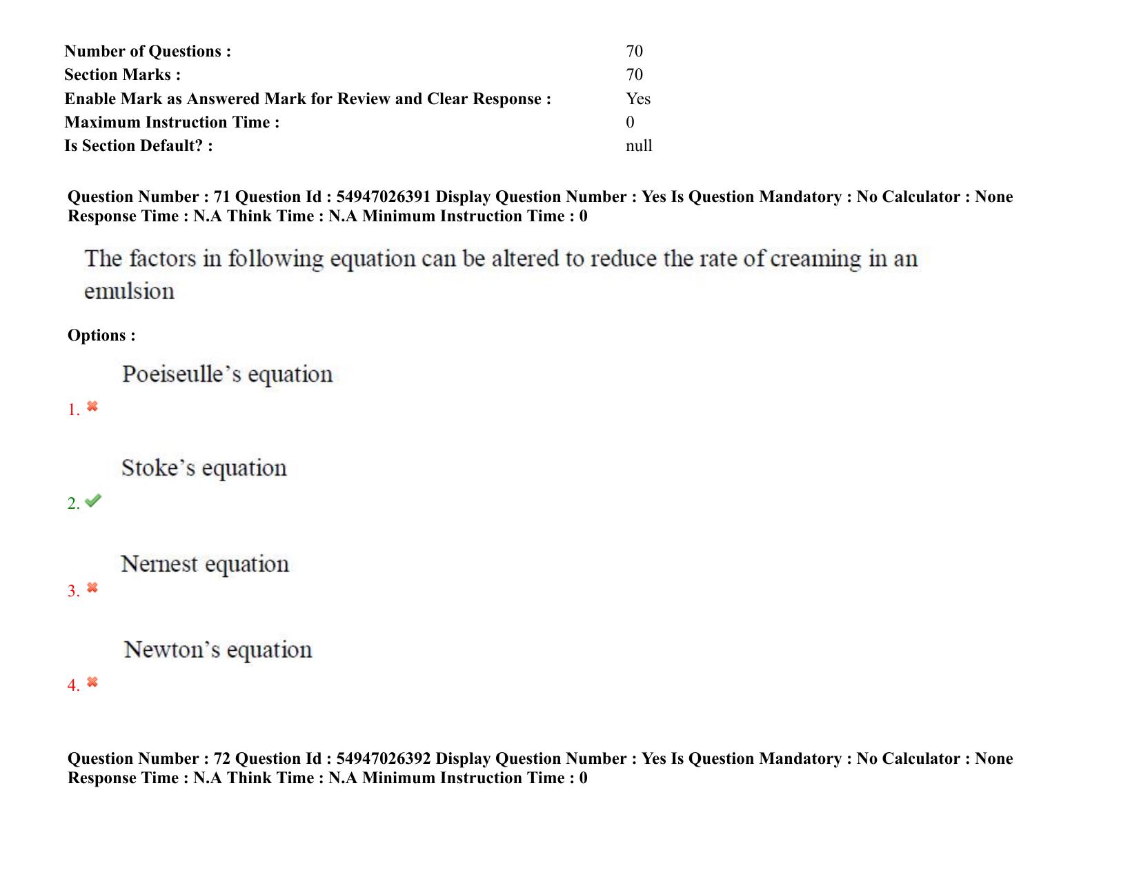 AP RCET 2022: Pharmacy - 18-10-2022 (Tuesday) Session-II: Question Paper With keys - Page 61